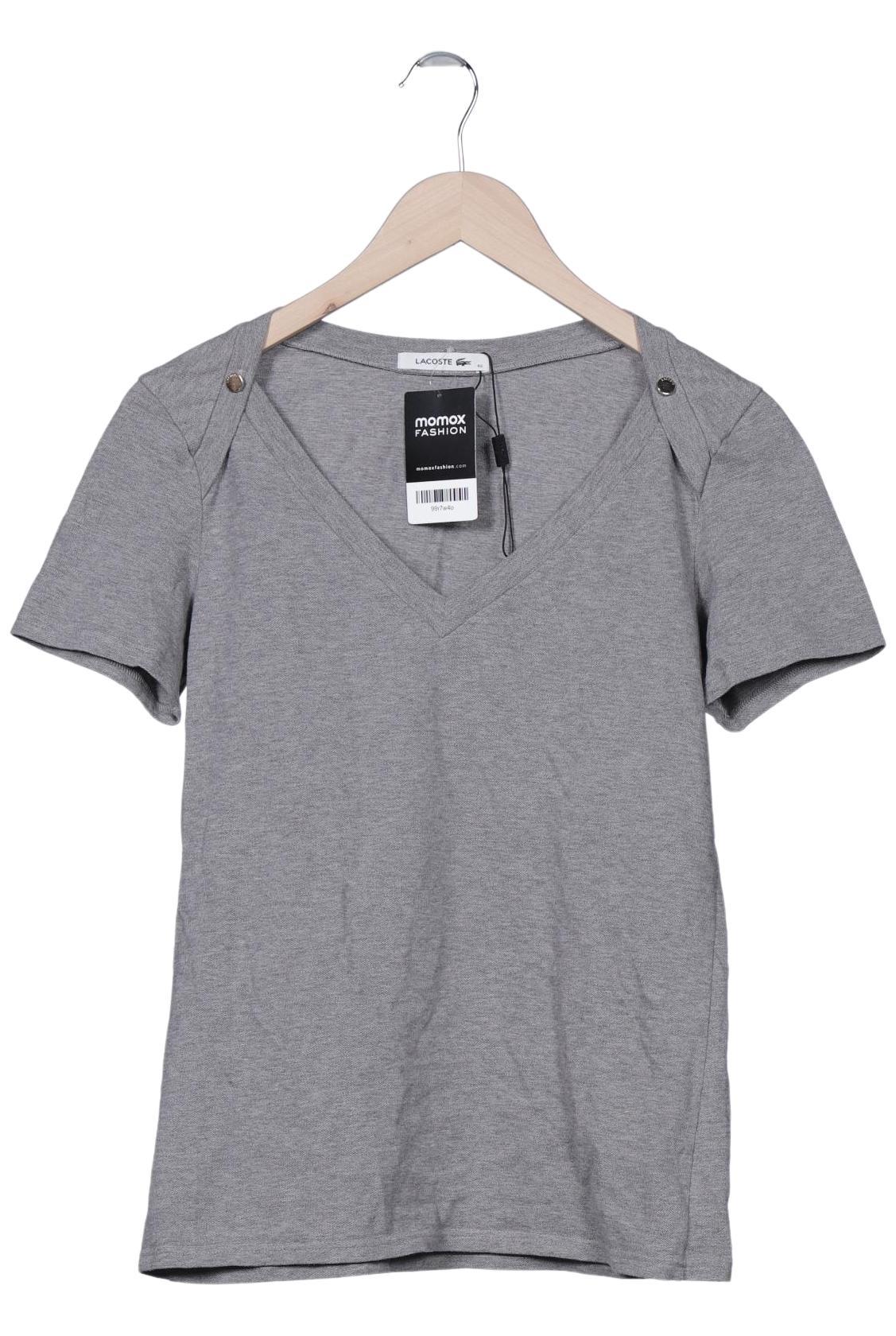 

Lacoste Damen T-Shirt, grau, Gr. 40