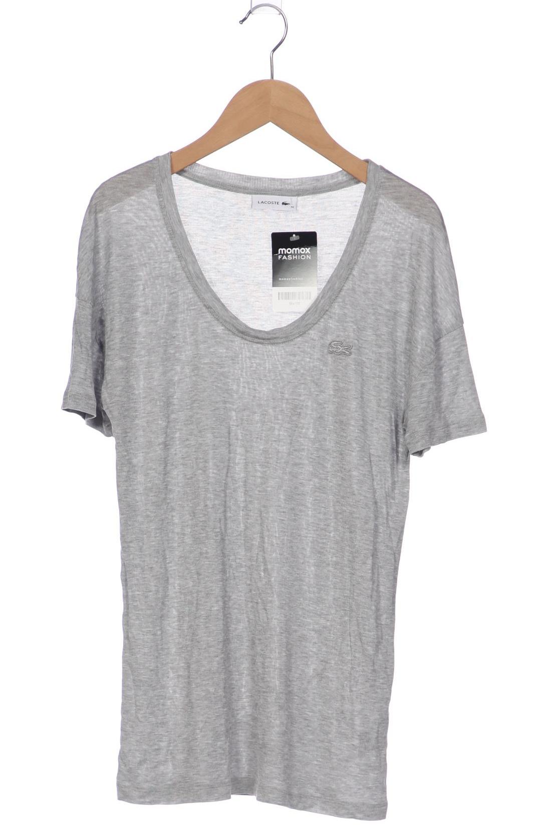 

Lacoste Damen T-Shirt, grau, Gr. 34