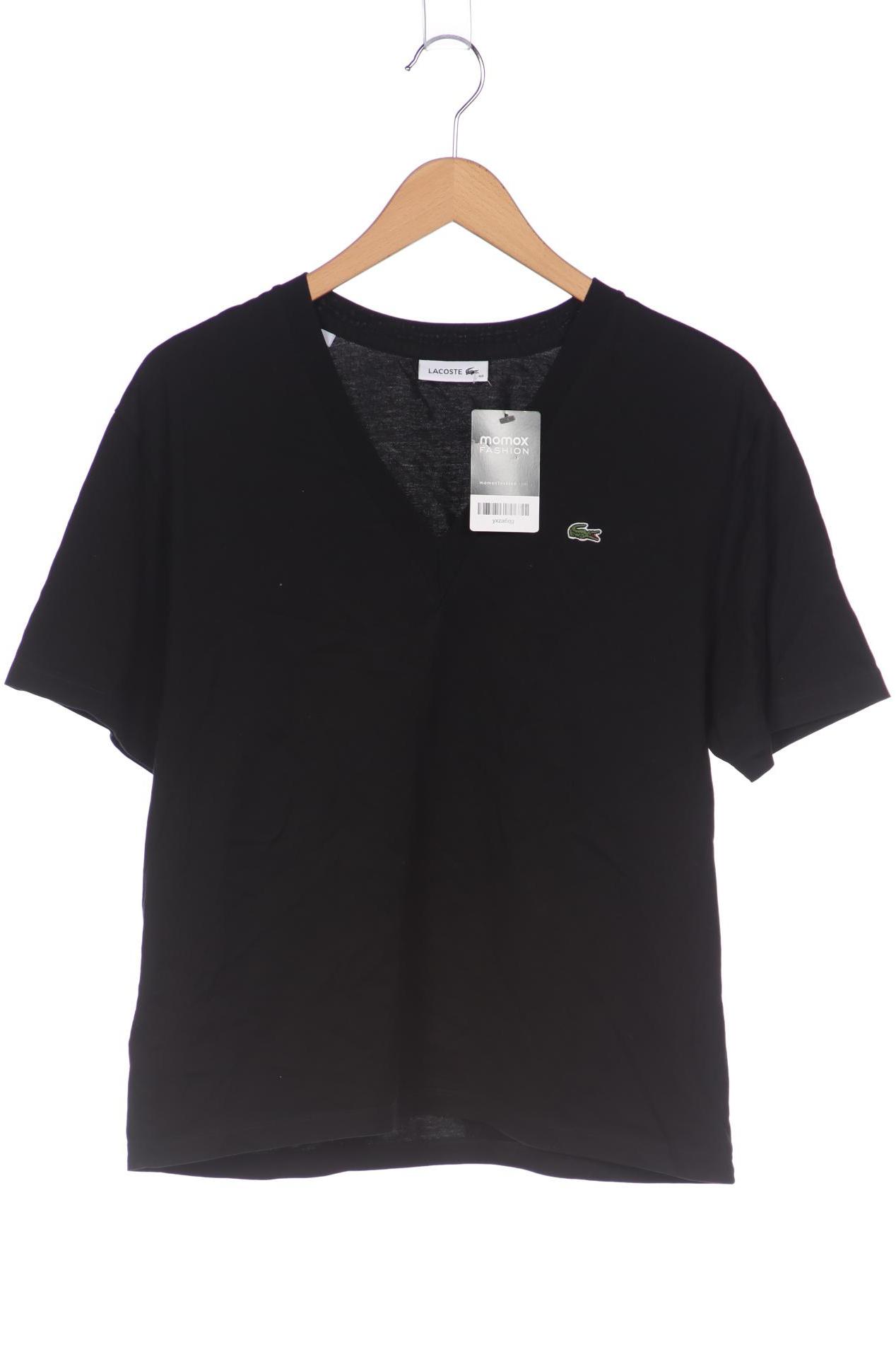 

Lacoste Damen T-Shirt, schwarz, Gr. 40