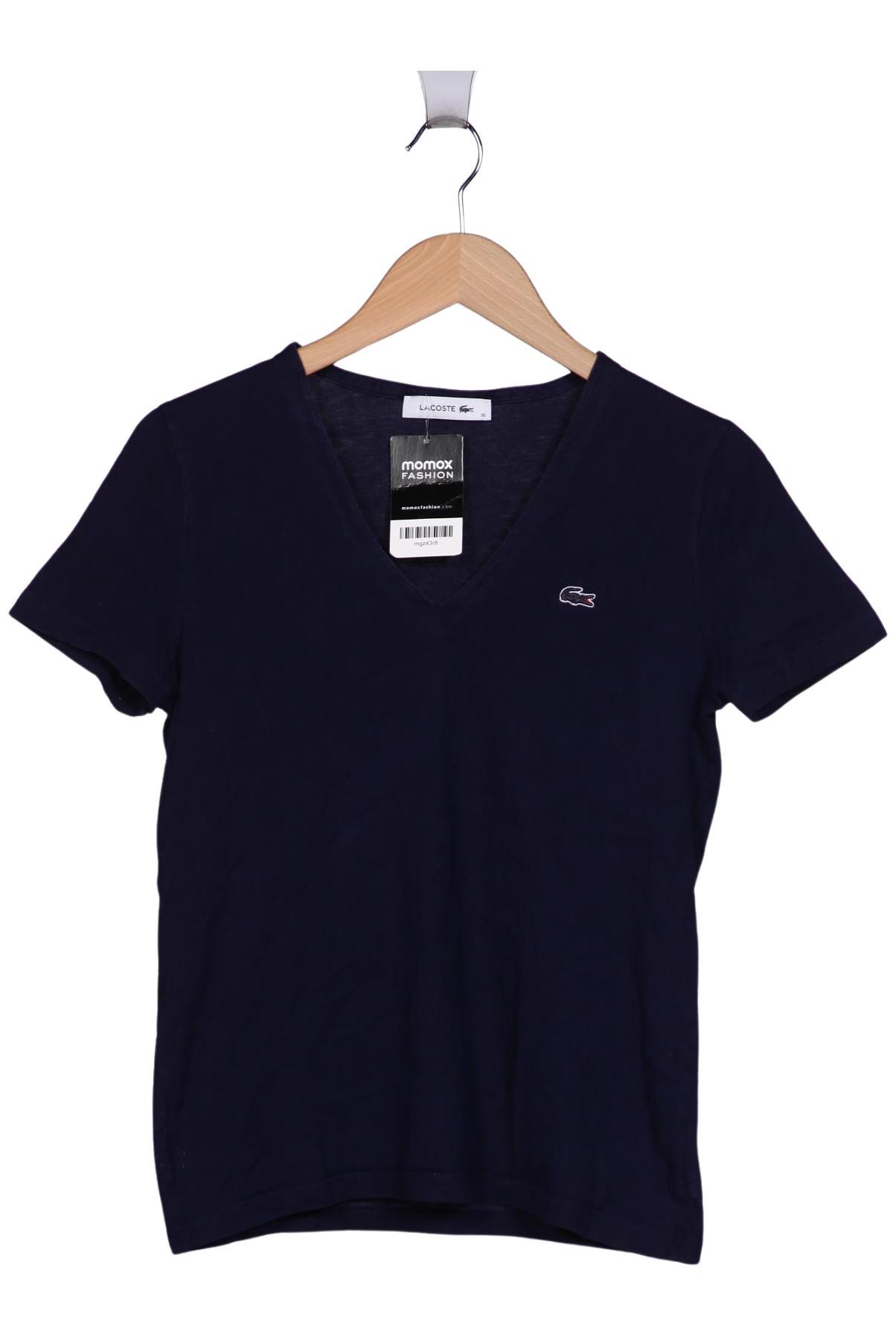 

Lacoste Damen T-Shirt, marineblau, Gr. 36