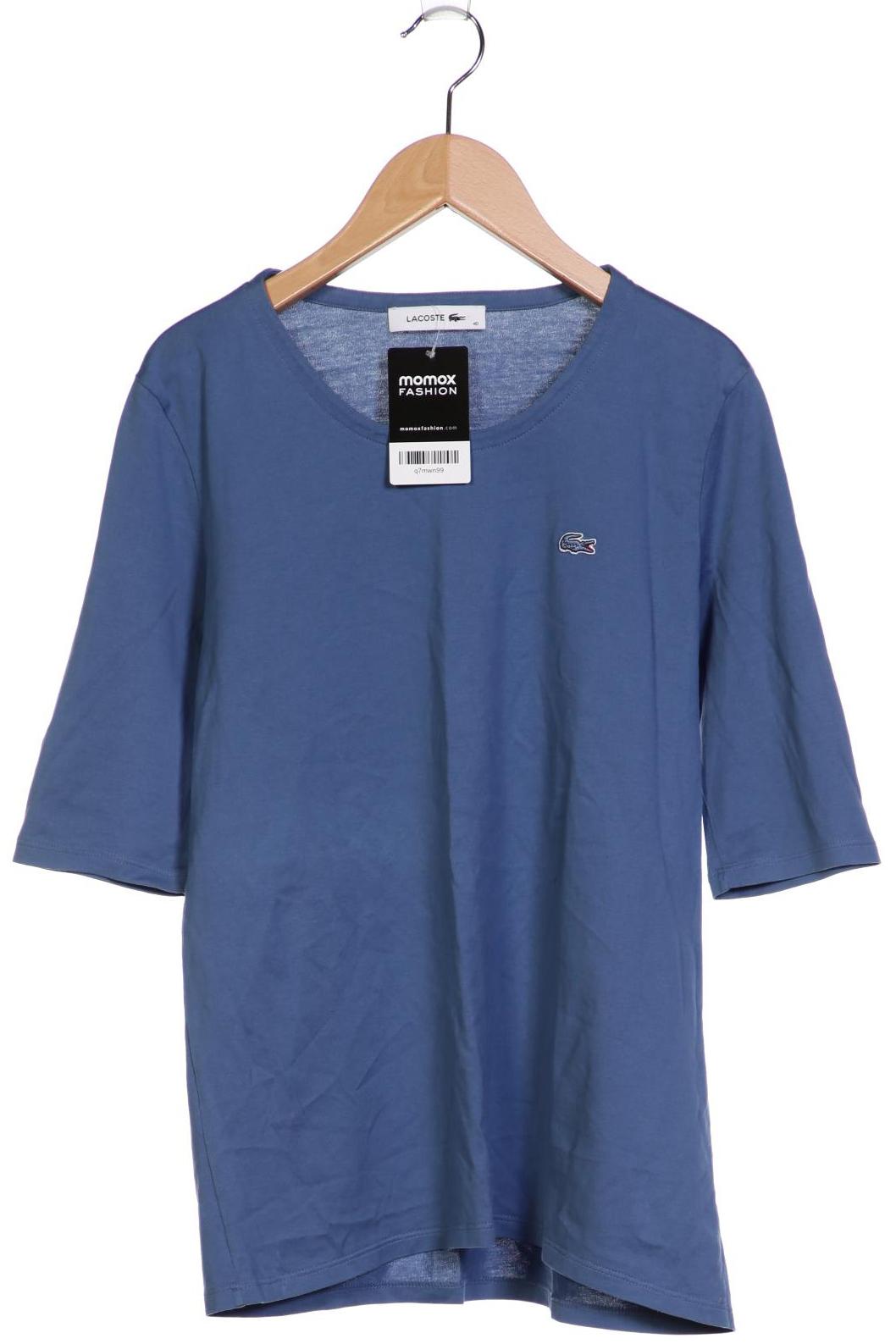 

Lacoste Damen T-Shirt, blau, Gr. 40