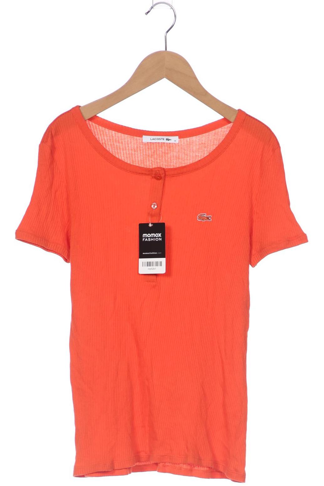 

Lacoste Damen T-Shirt, orange, Gr. 36