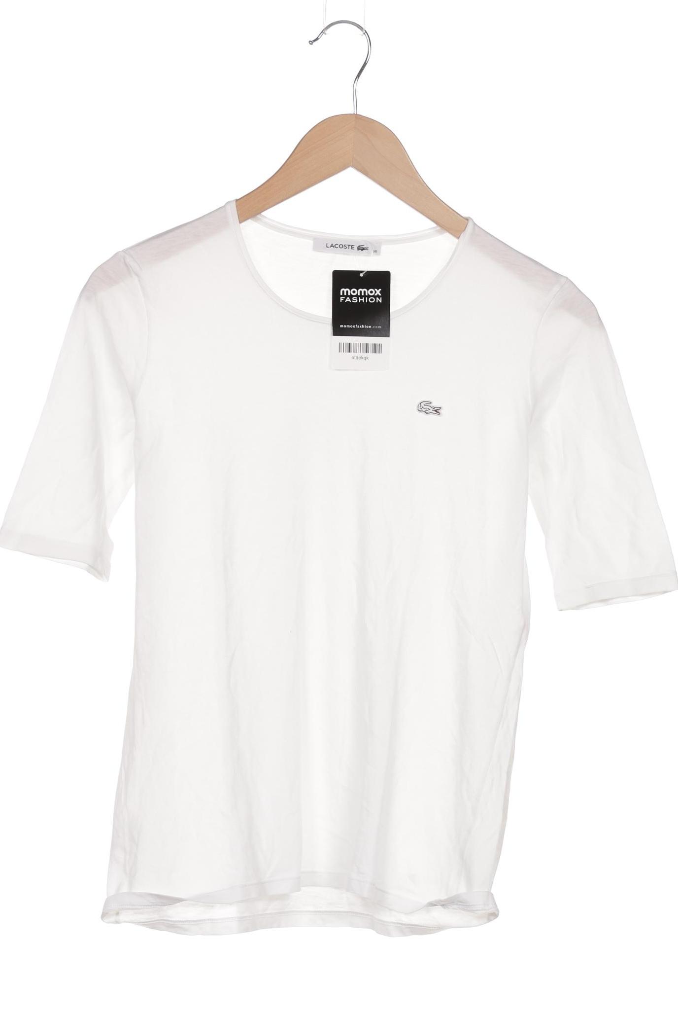 

Lacoste Damen T-Shirt, weiß, Gr. 36