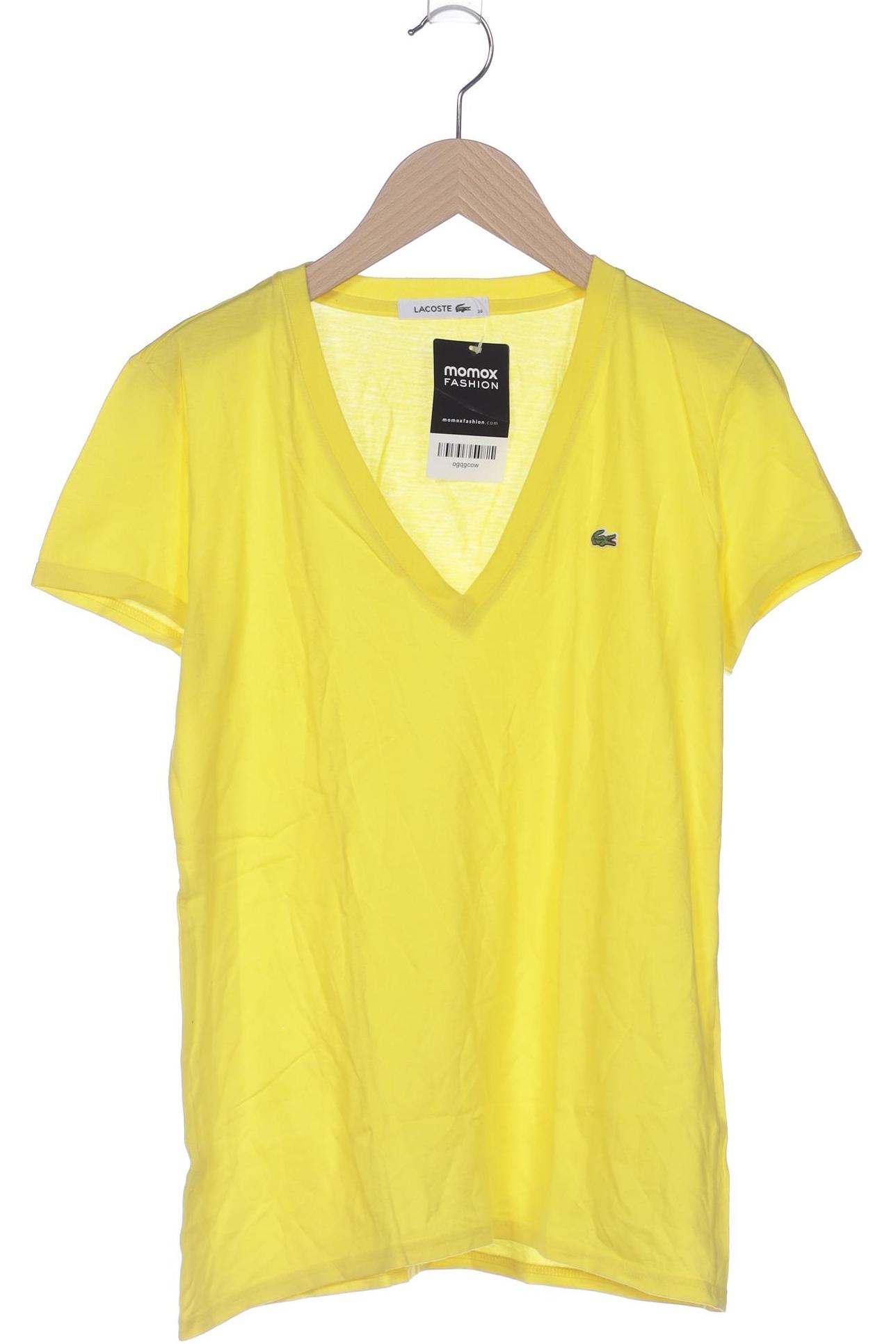 

Lacoste Damen T-Shirt, gelb, Gr. 38