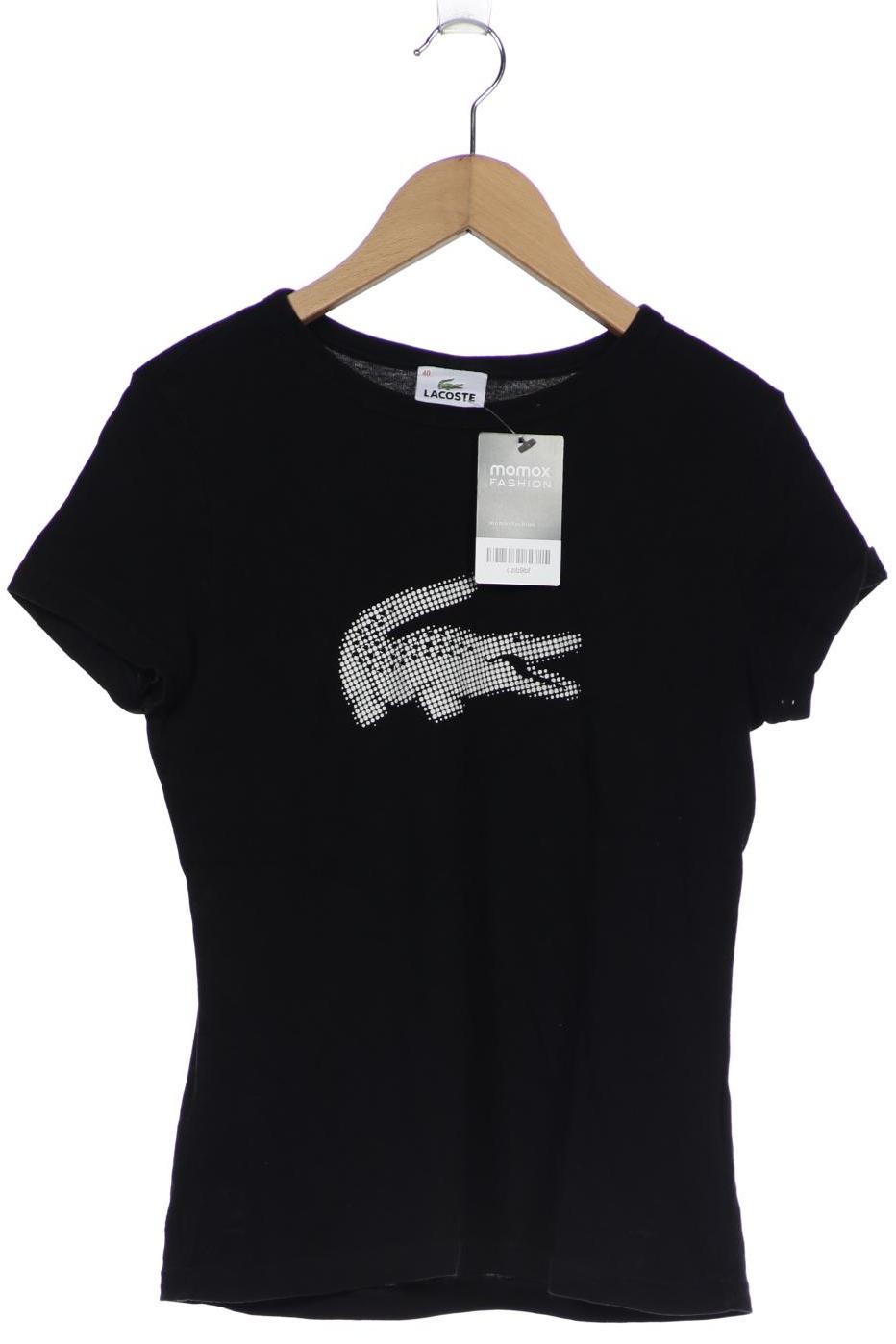 

Lacoste Damen T-Shirt, schwarz, Gr. 40
