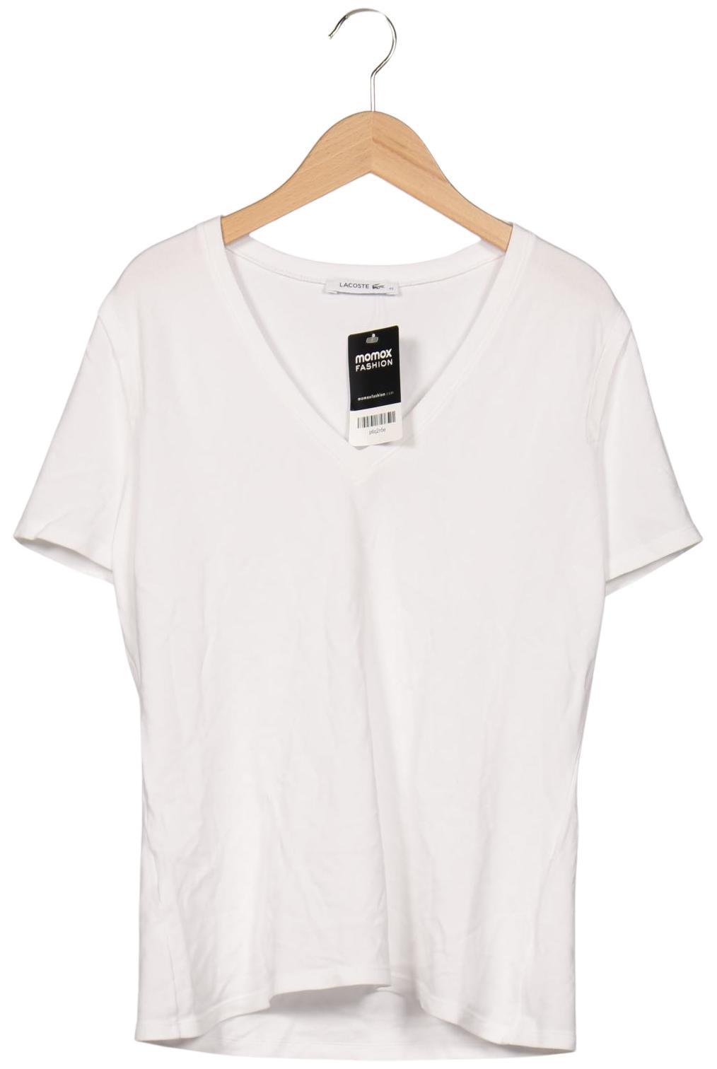 

Lacoste Damen T-Shirt, weiß, Gr. 40