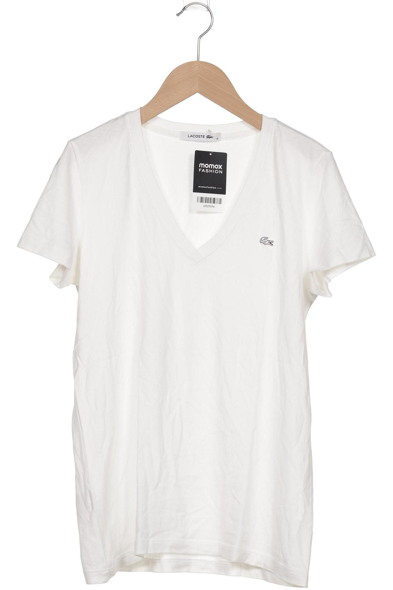 

Lacoste Damen T-Shirt, weiß, Gr. 38