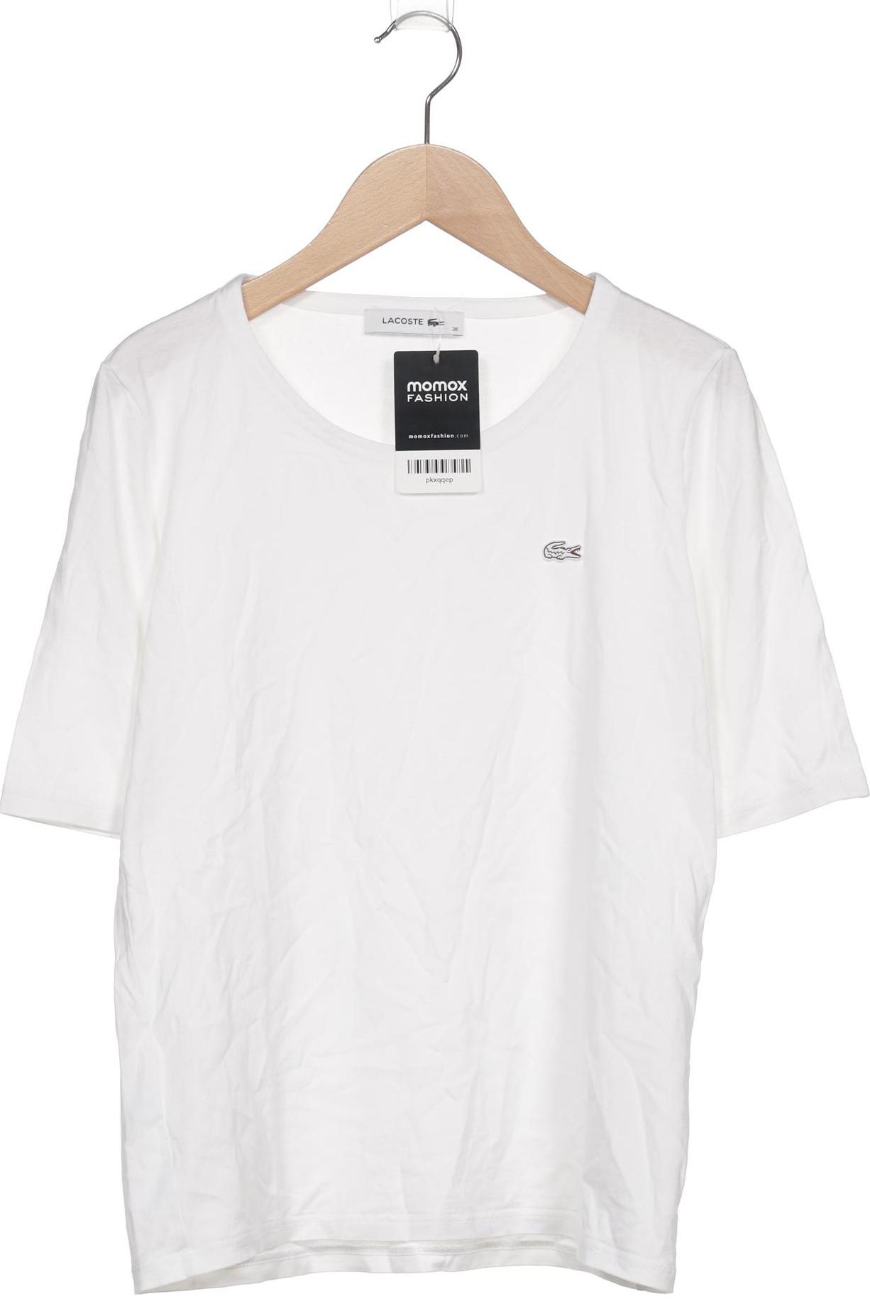 

Lacoste Damen T-Shirt, weiß, Gr. 36