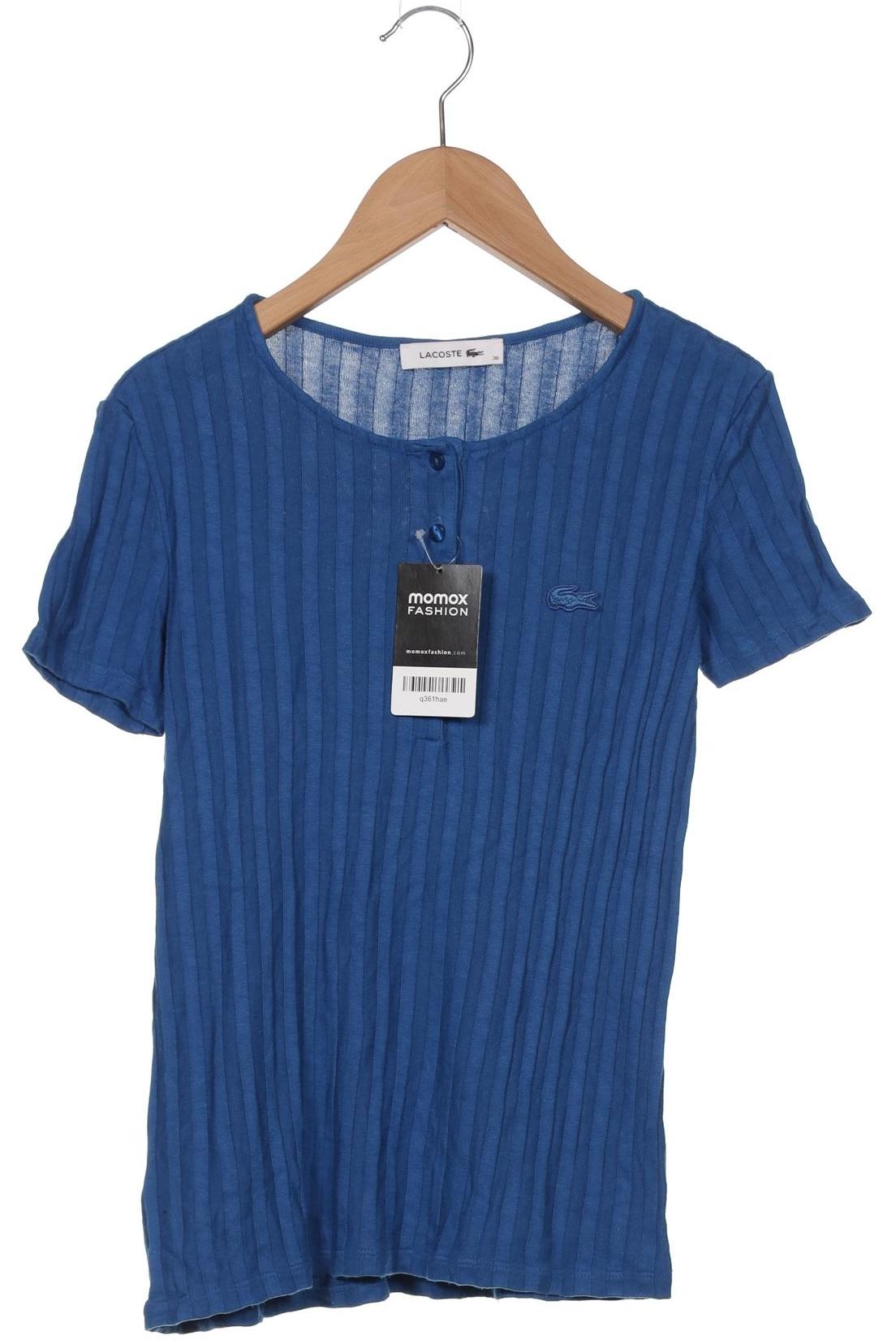 

Lacoste Damen T-Shirt, blau, Gr. 36