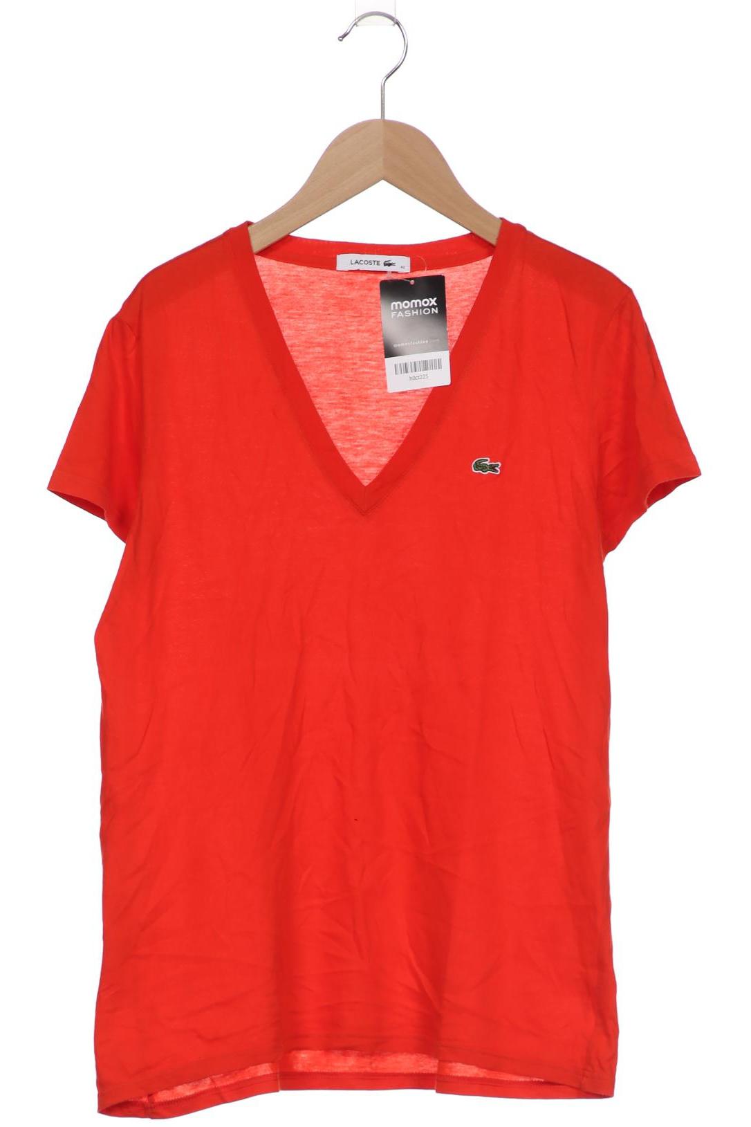 

Lacoste Damen T-Shirt, rot, Gr. 40