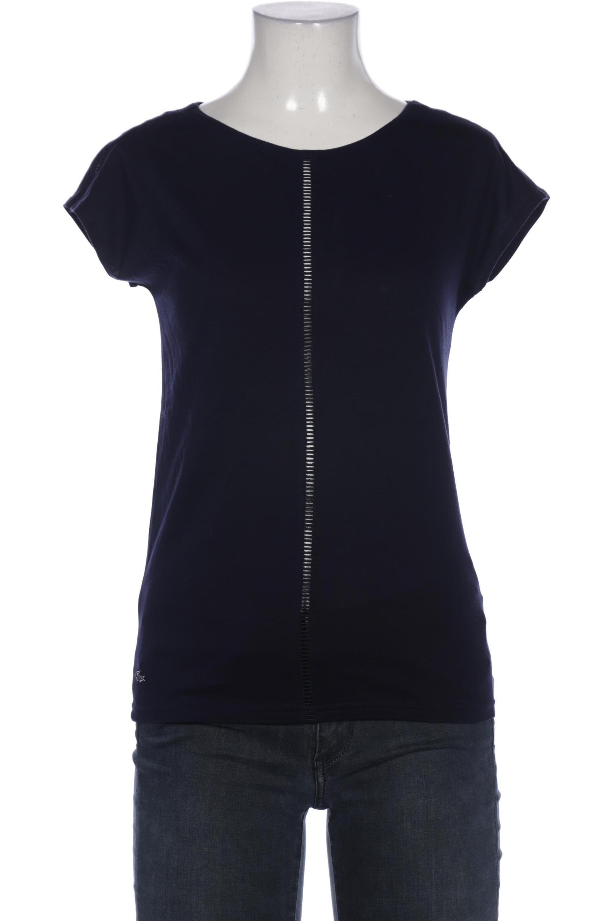 

Lacoste Damen T-Shirt, marineblau, Gr. 34