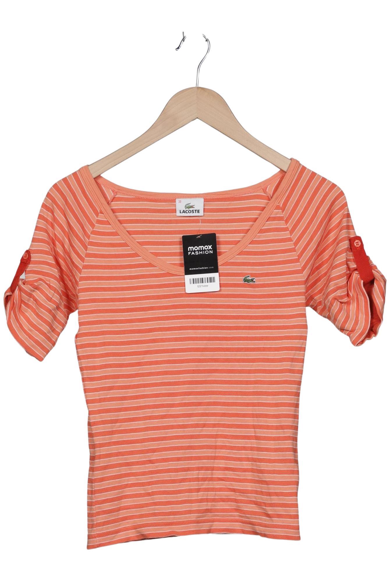 

Lacoste Damen T-Shirt, orange, Gr. 38