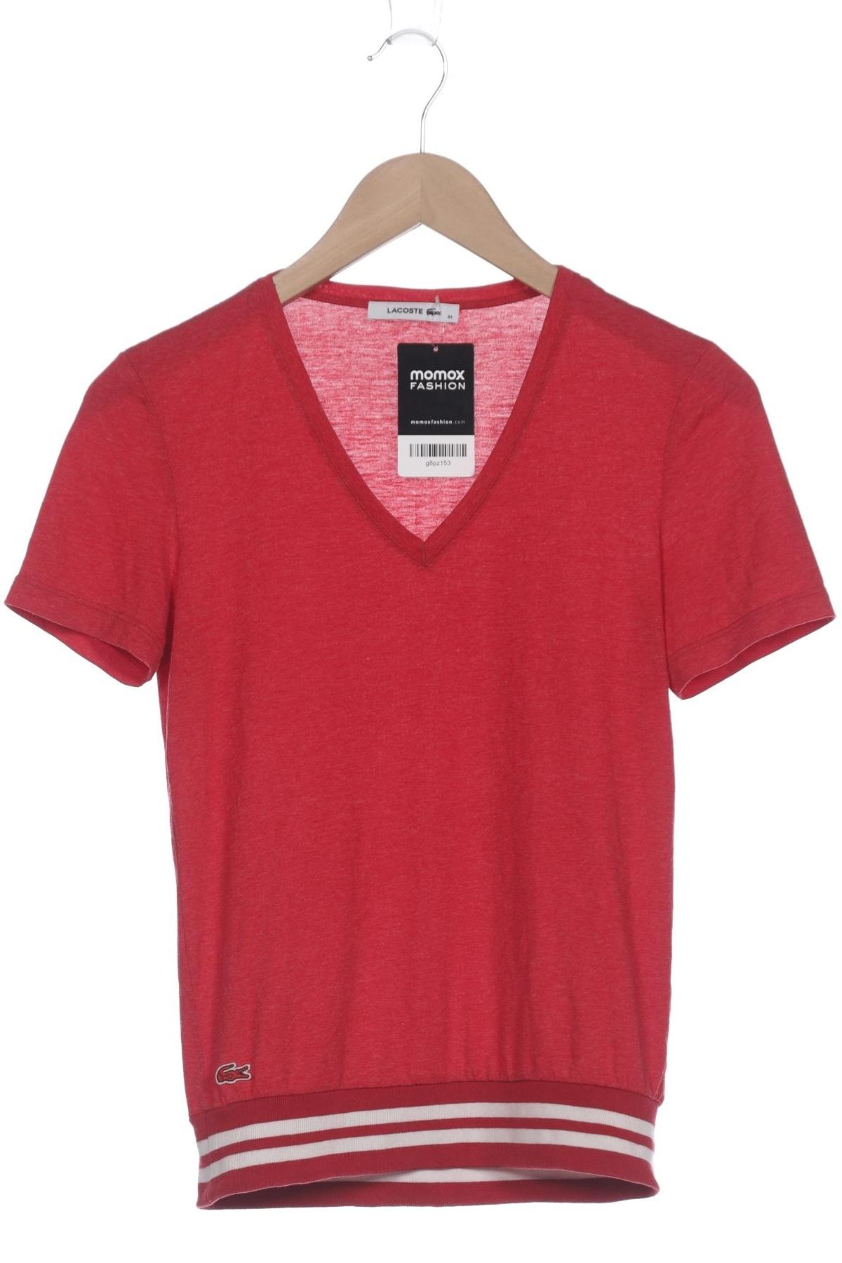 

Lacoste Damen T-Shirt, rot, Gr. 34