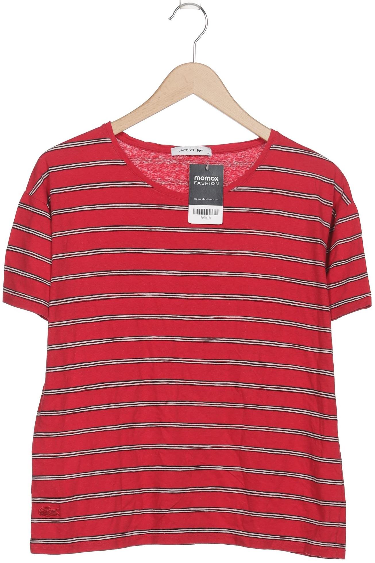 

Lacoste Damen T-Shirt, rot, Gr. 42