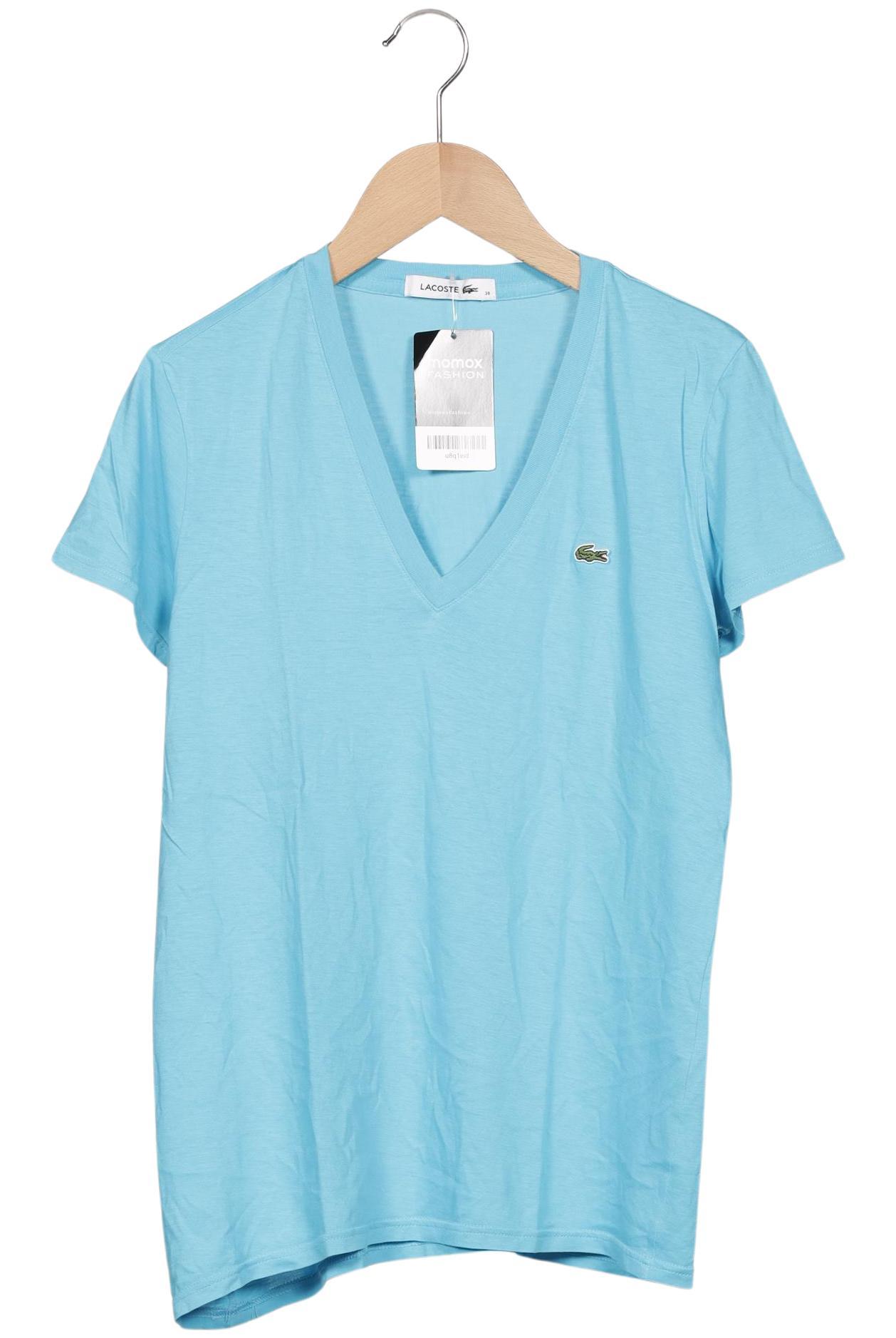 

Lacoste Damen T-Shirt, hellblau, Gr. 38