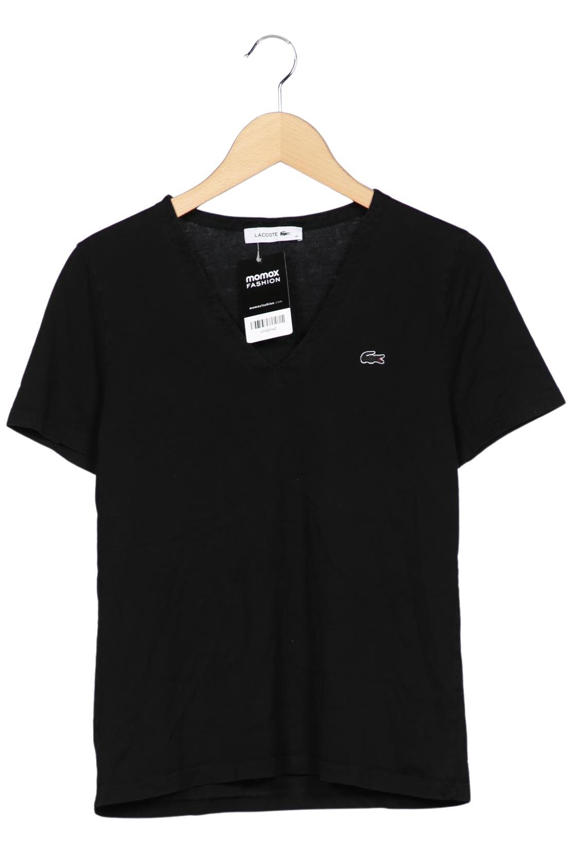

Lacoste Damen T-Shirt, schwarz, Gr. 40