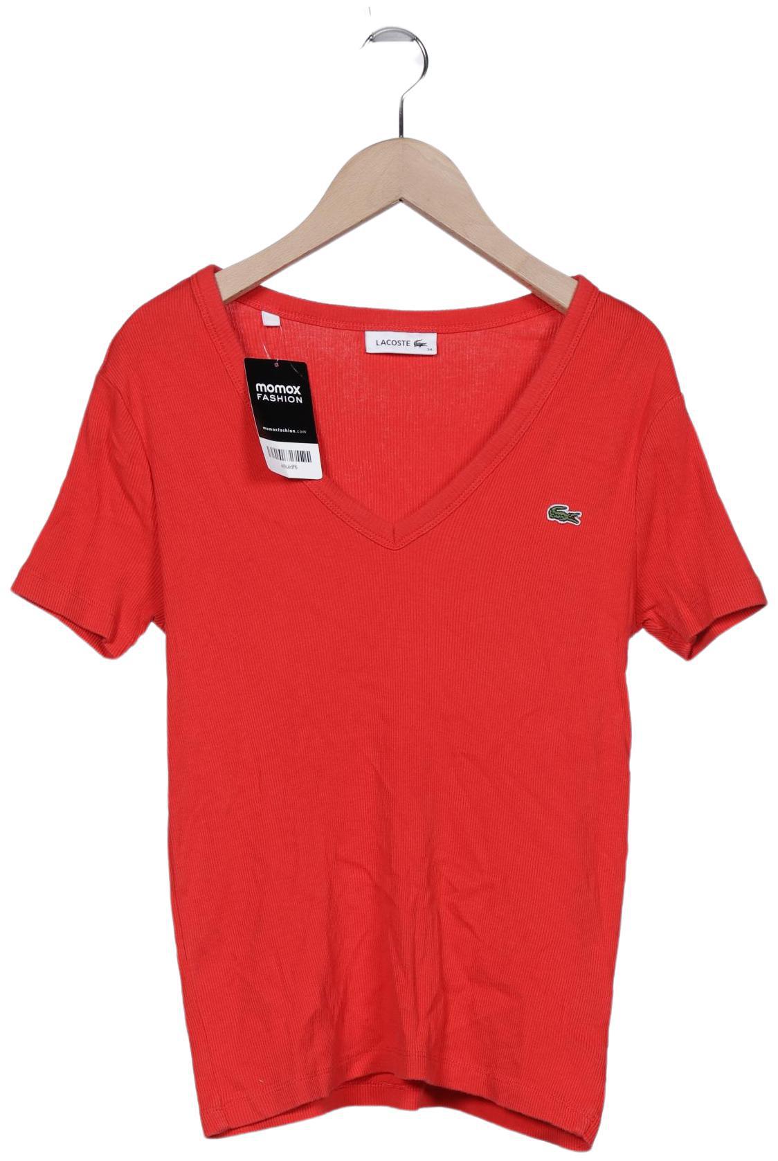 

Lacoste Damen T-Shirt, rot, Gr. 34