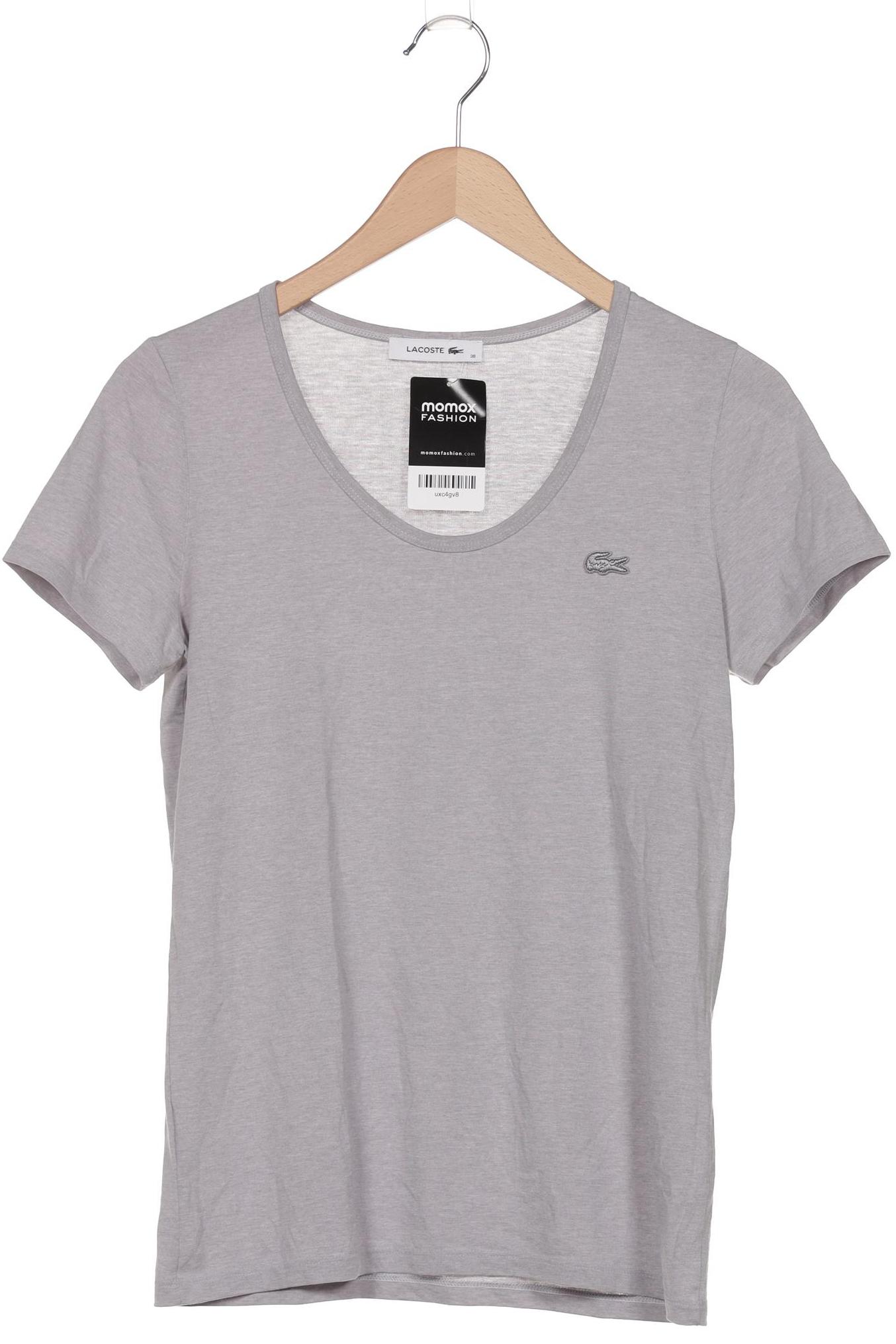 

Lacoste Damen T-Shirt, grau, Gr. 38