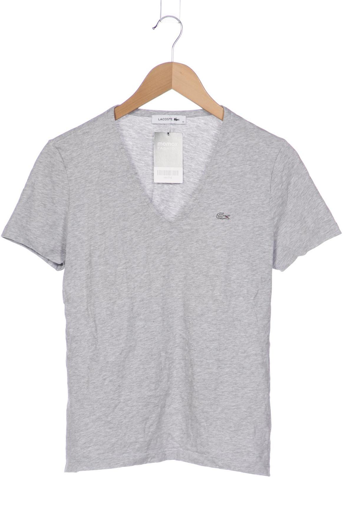 

Lacoste Damen T-Shirt, grau, Gr. 40