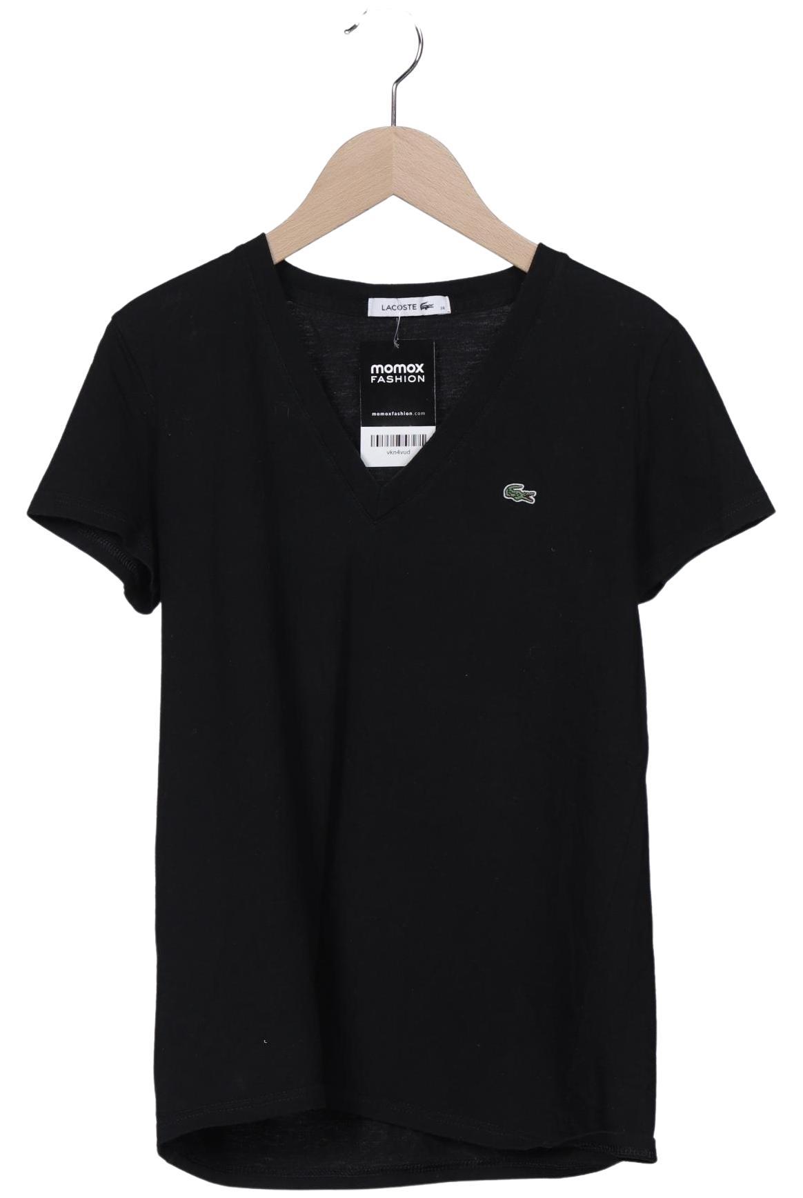 

Lacoste Damen T-Shirt, schwarz, Gr. 38