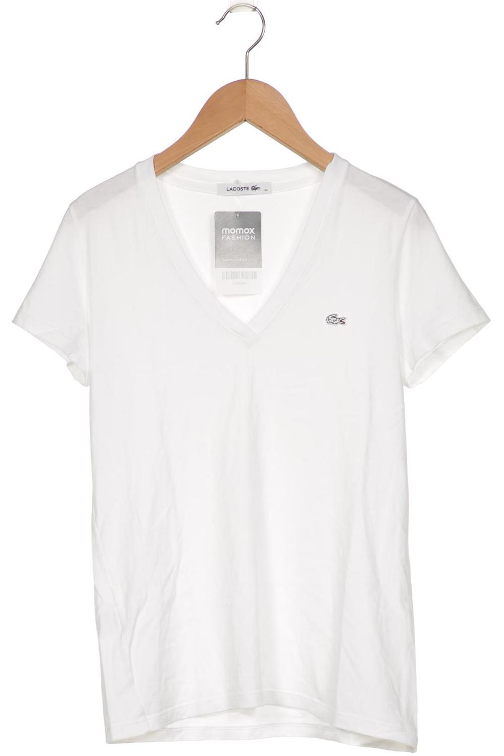 

Lacoste Damen T-Shirt, weiß, Gr. 34