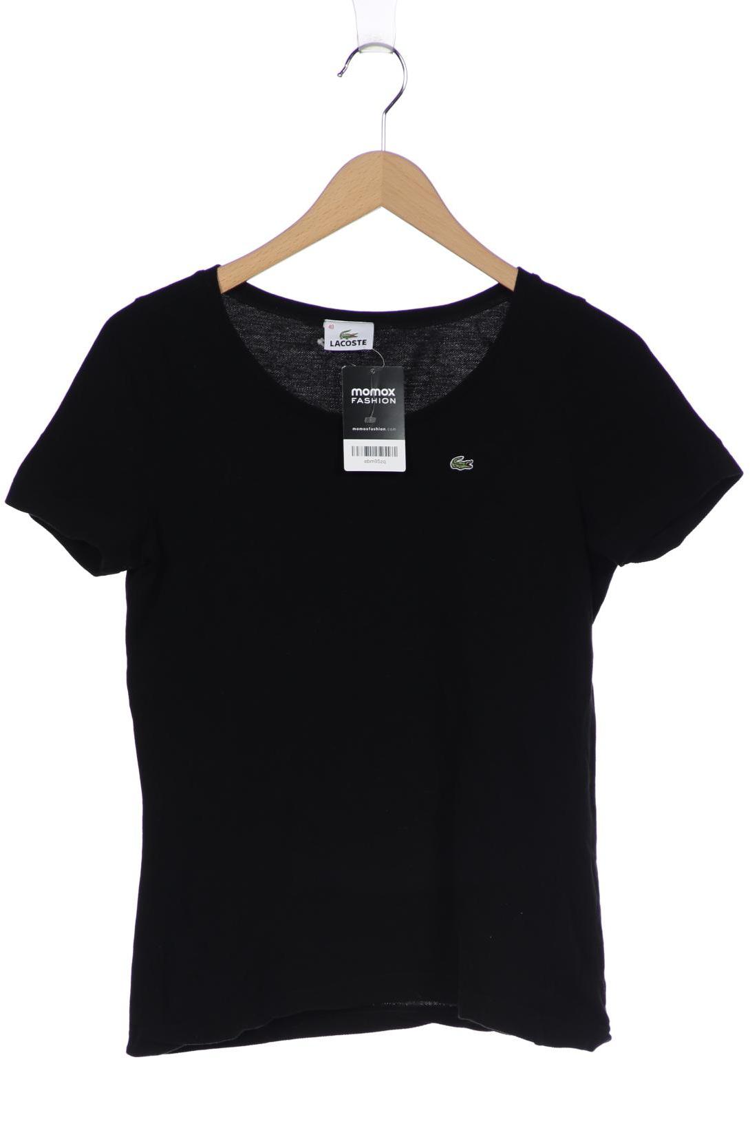 

Lacoste Damen T-Shirt, schwarz, Gr. 40