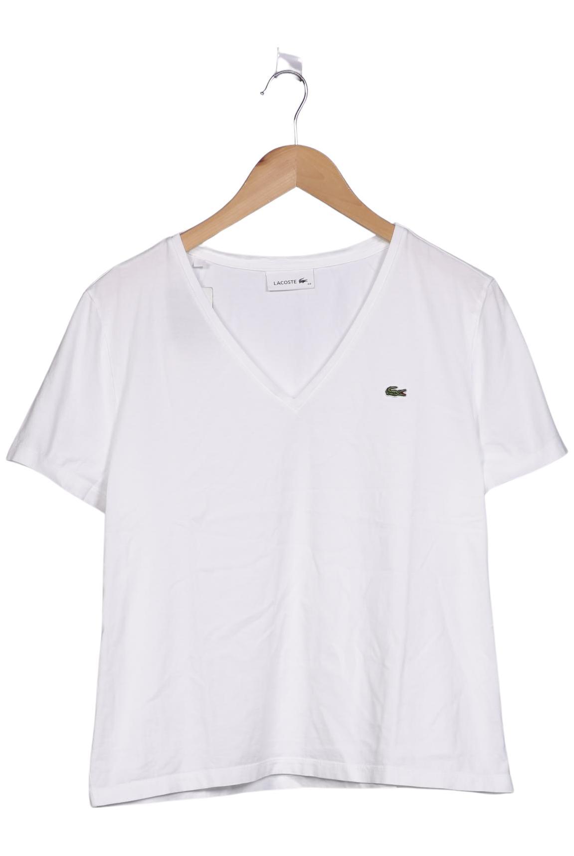 

Lacoste Damen T-Shirt, weiß, Gr. 44