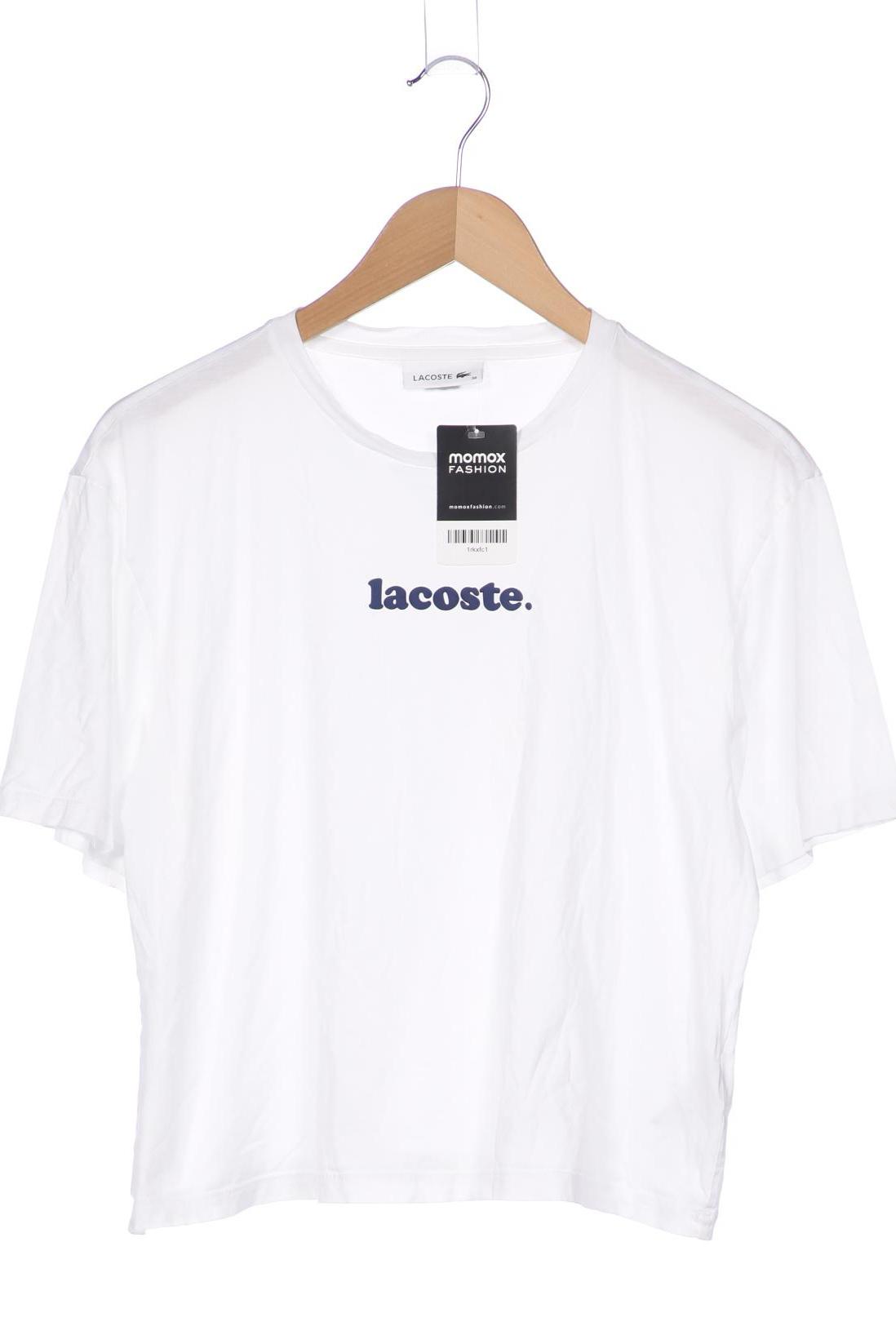 

Lacoste Damen T-Shirt, weiß, Gr. 38