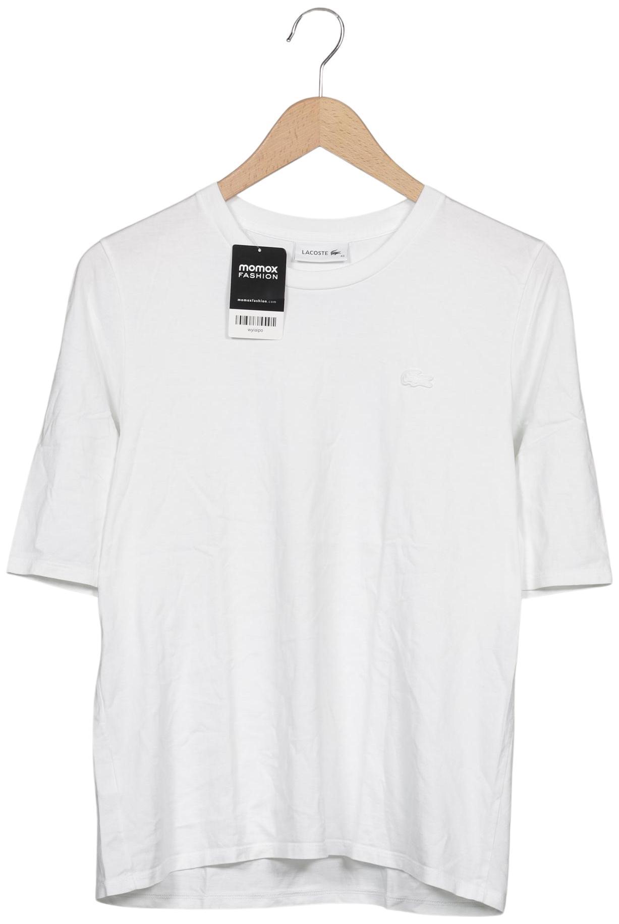 

Lacoste Damen T-Shirt, weiß, Gr. 42