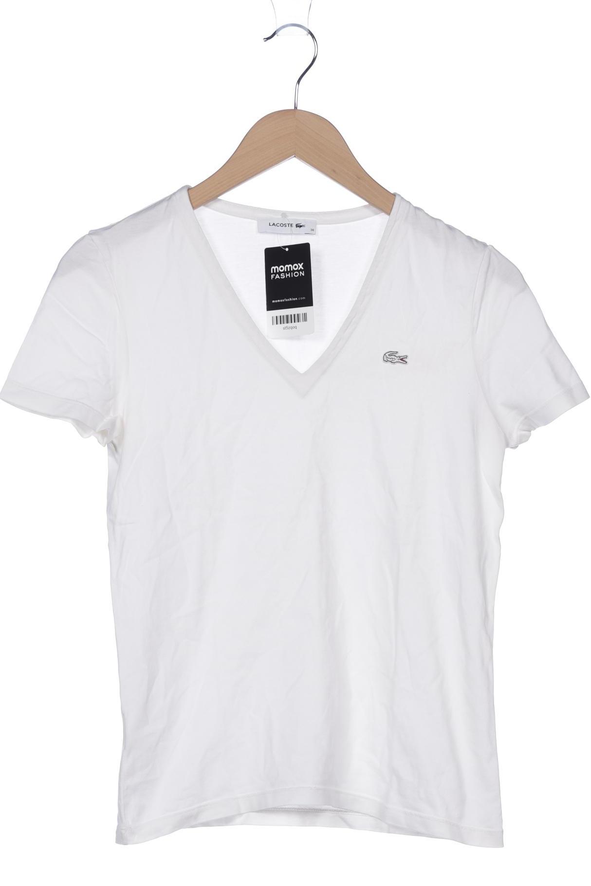 

Lacoste Damen T-Shirt, weiß, Gr. 36