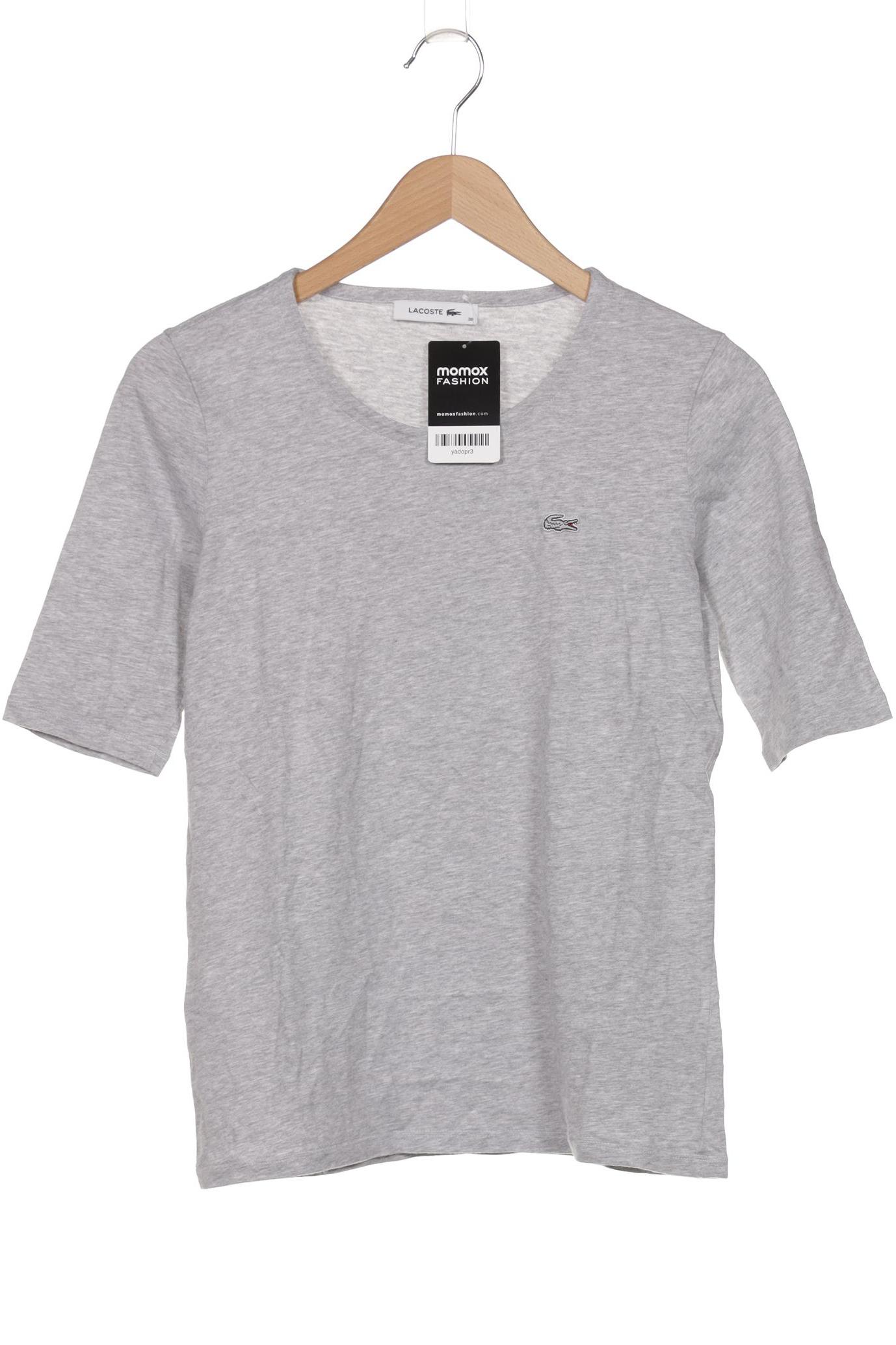 

Lacoste Damen T-Shirt, grau, Gr. 38