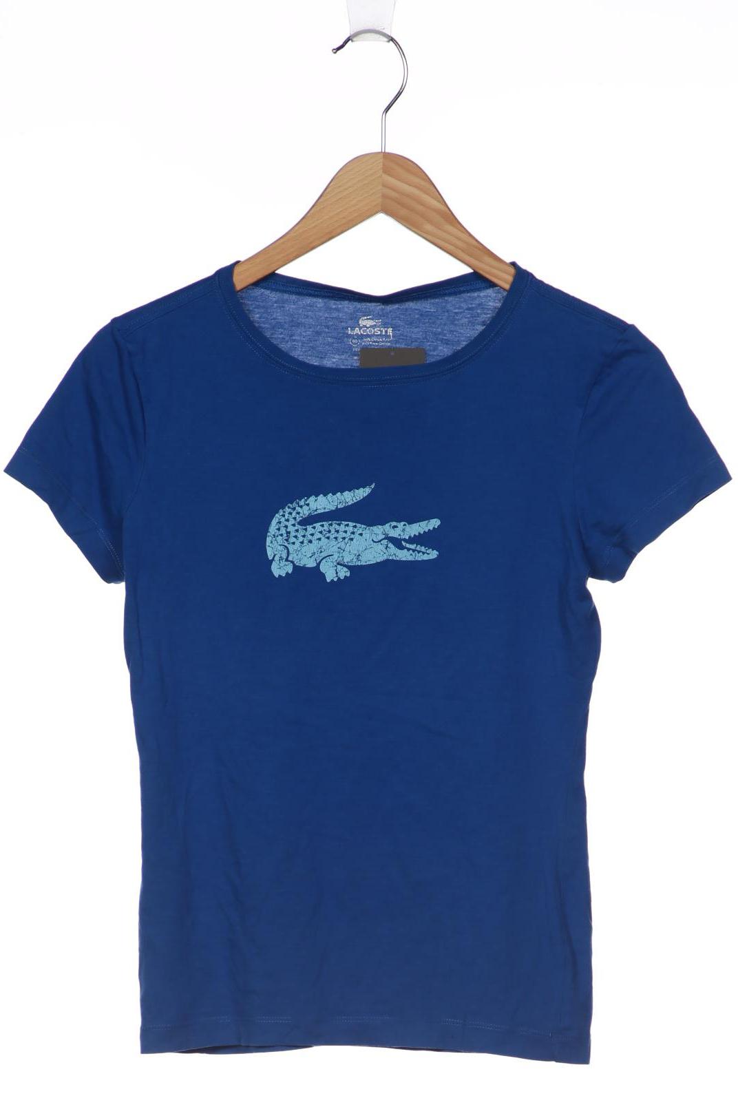 

Lacoste Damen T-Shirt, blau, Gr. 40