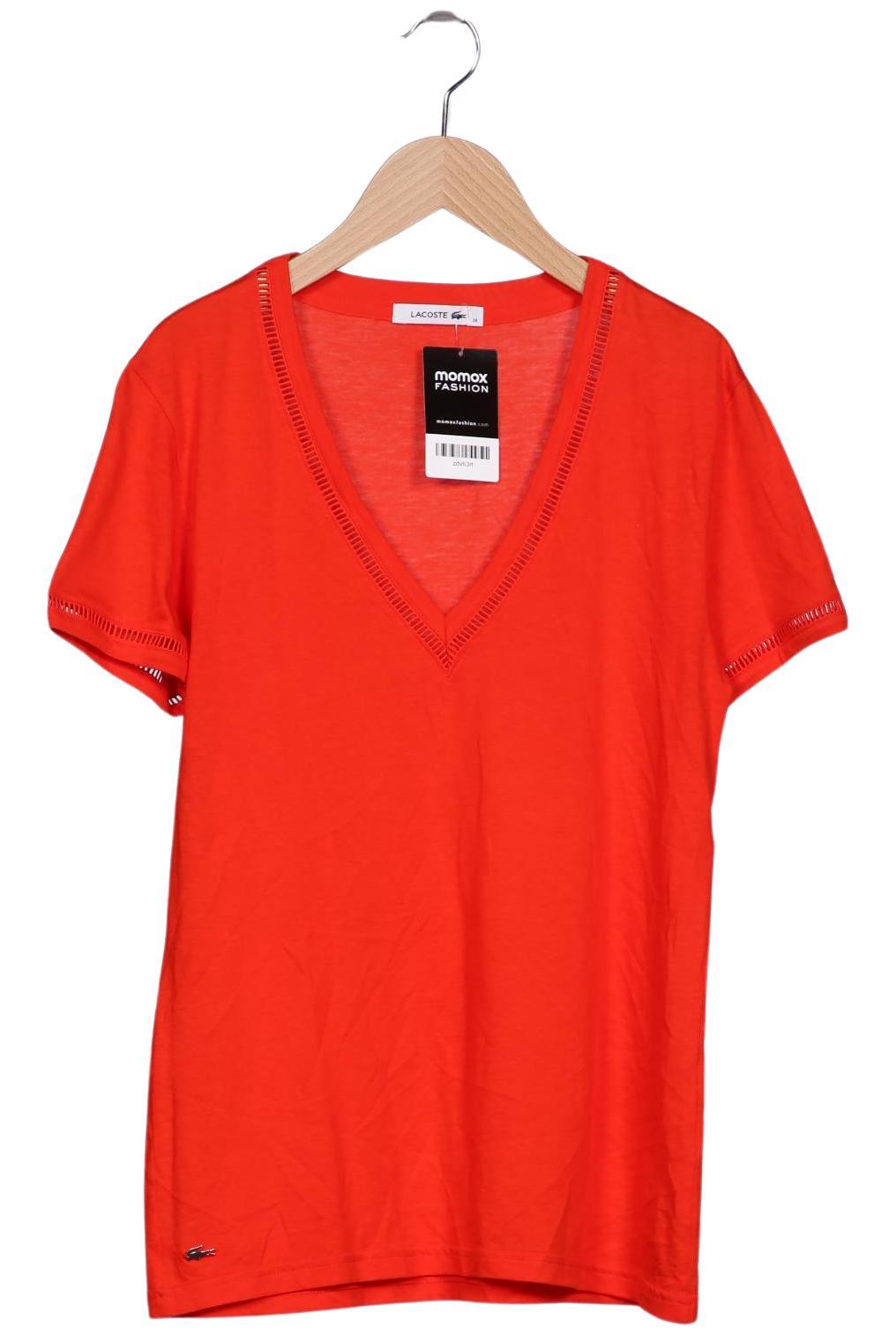 

Lacoste Damen T-Shirt, rot, Gr. 38