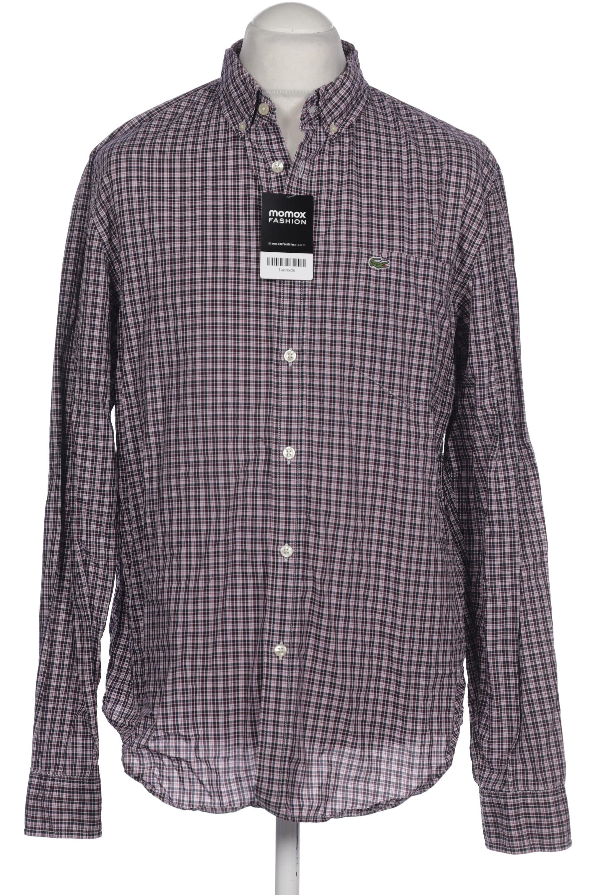 

Lacoste Herren Hemd, bordeaux, Gr. 54