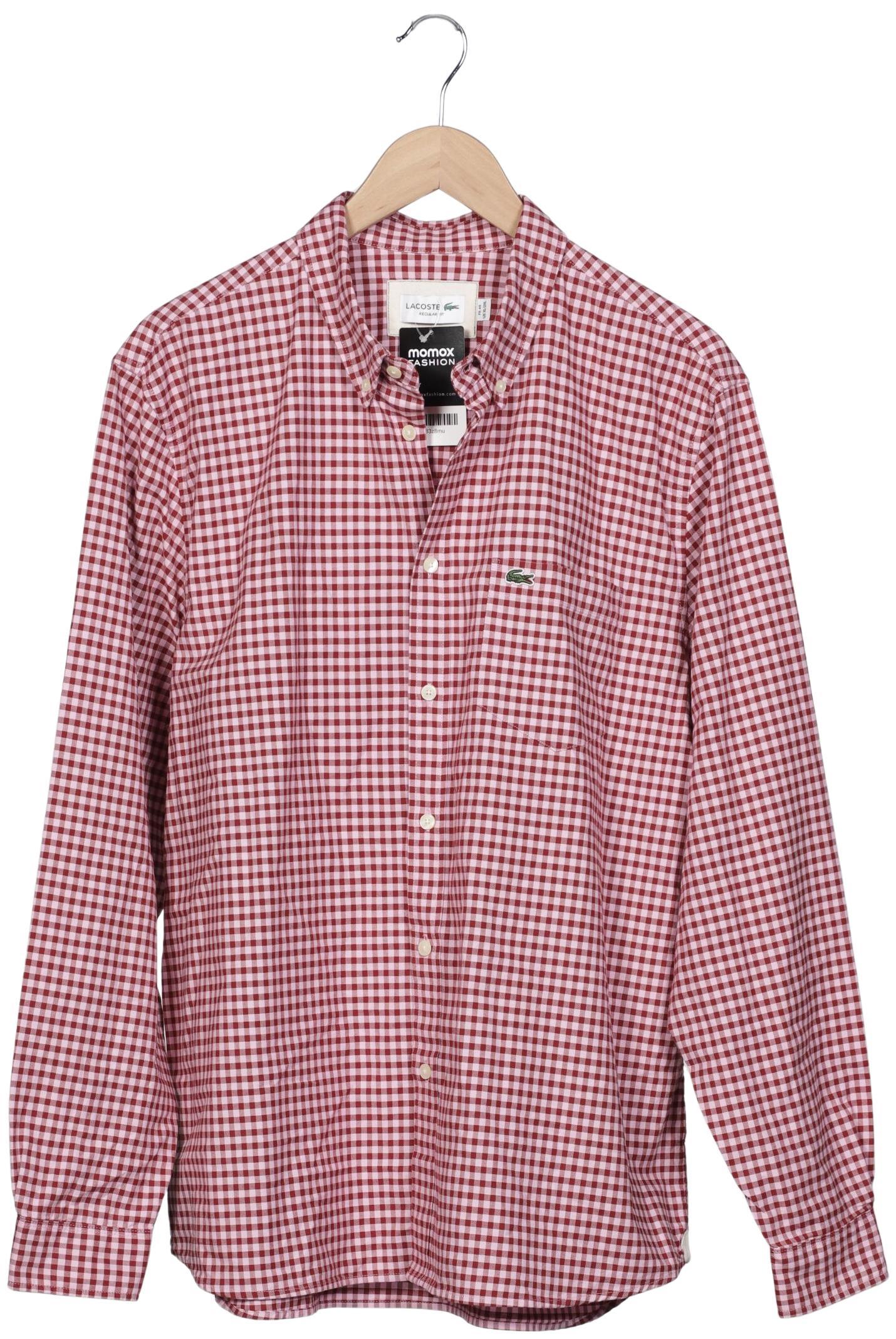 

Lacoste Herren Hemd, bordeaux, Gr. 56