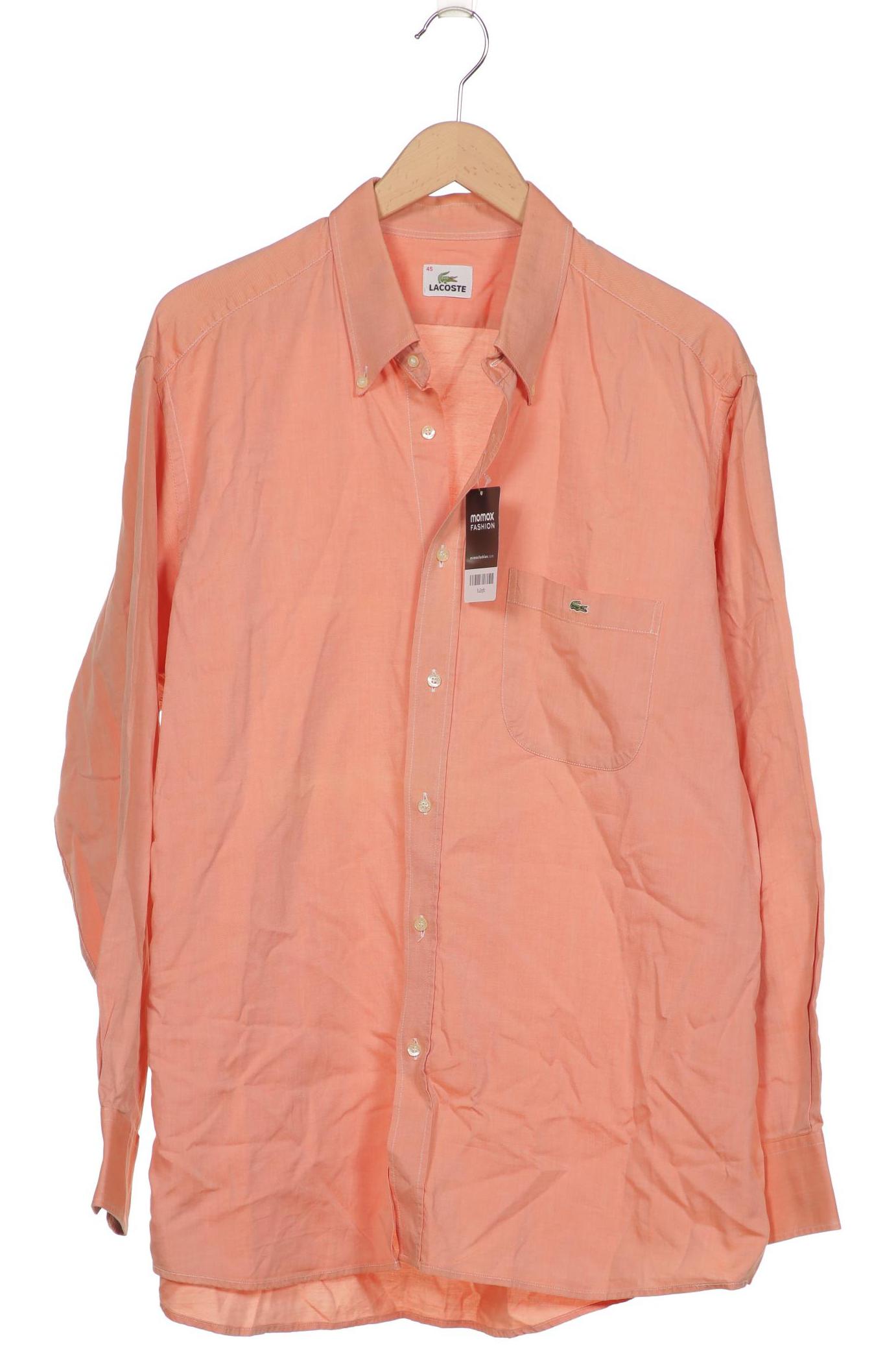 

Lacoste Herren Hemd, orange, Gr. 56