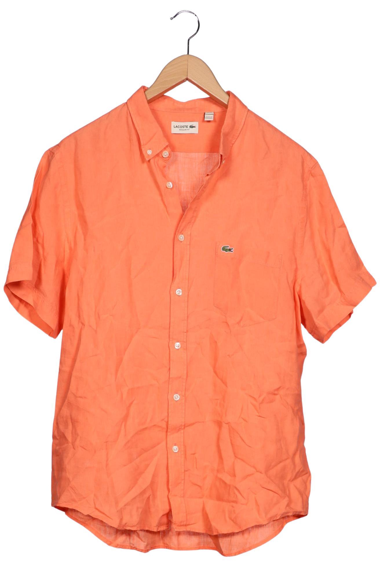 

Lacoste Herren Hemd, orange, Gr. 56