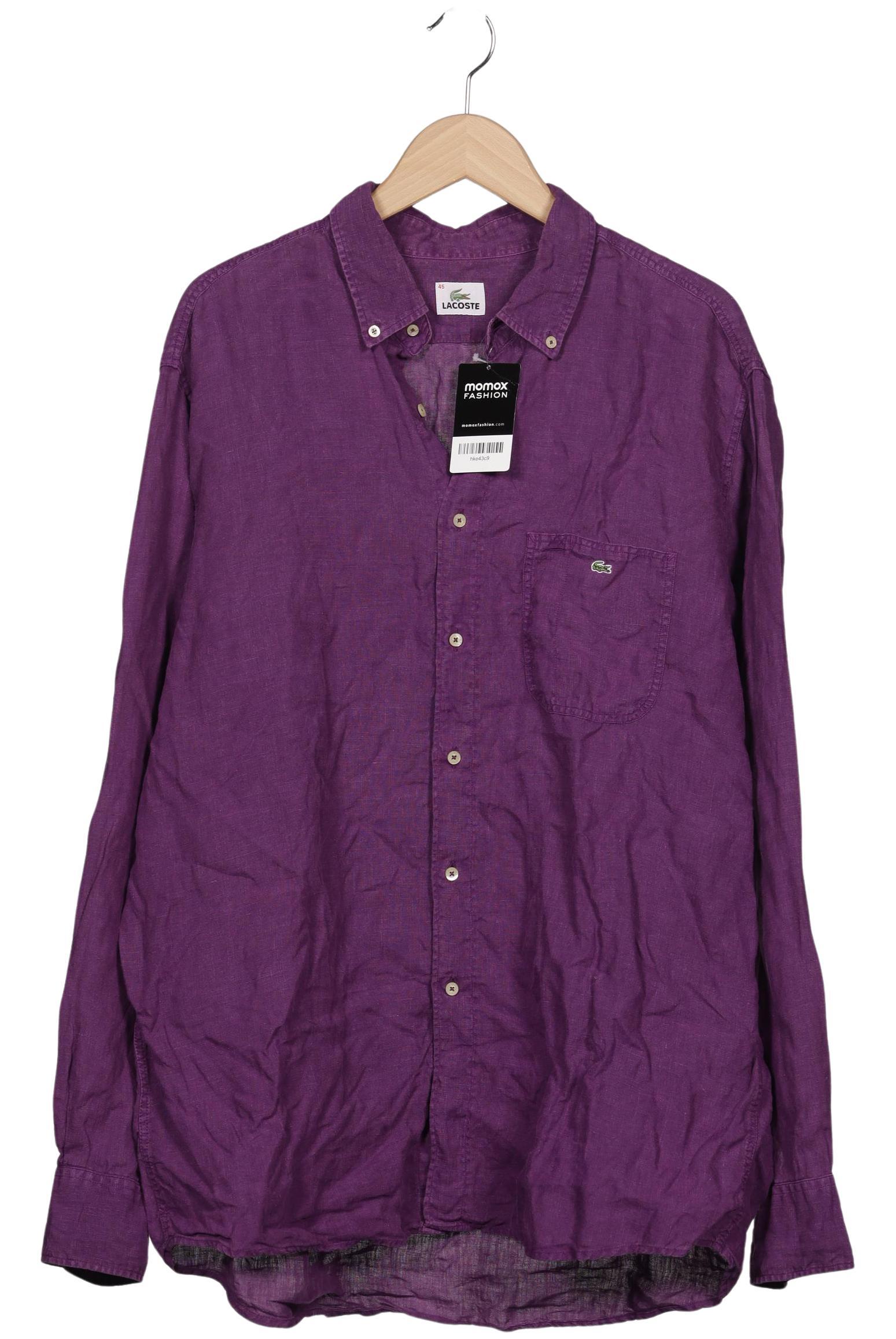 

Lacoste Herren Hemd, flieder, Gr. 56