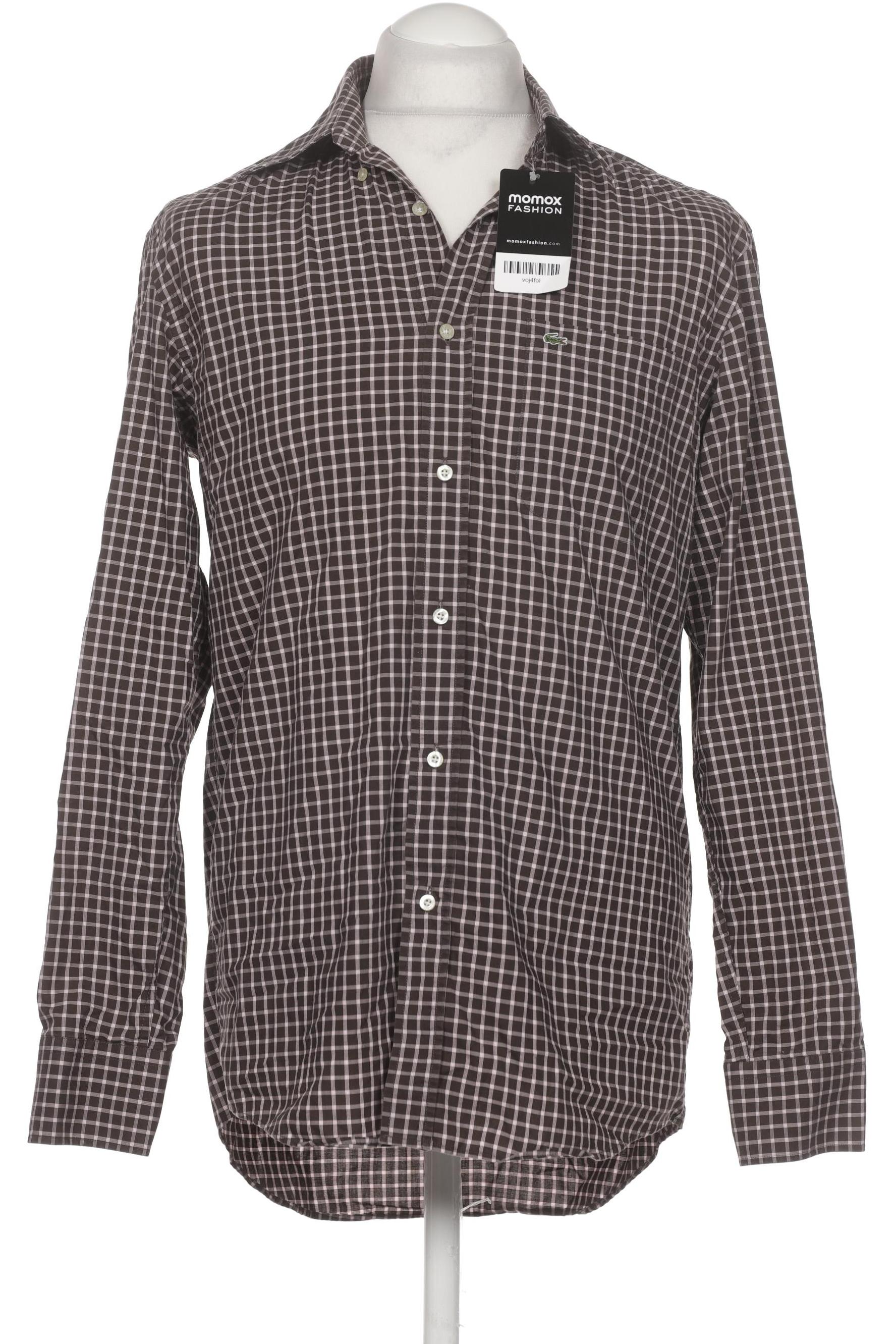 

Lacoste Herren Hemd, braun, Gr. 48
