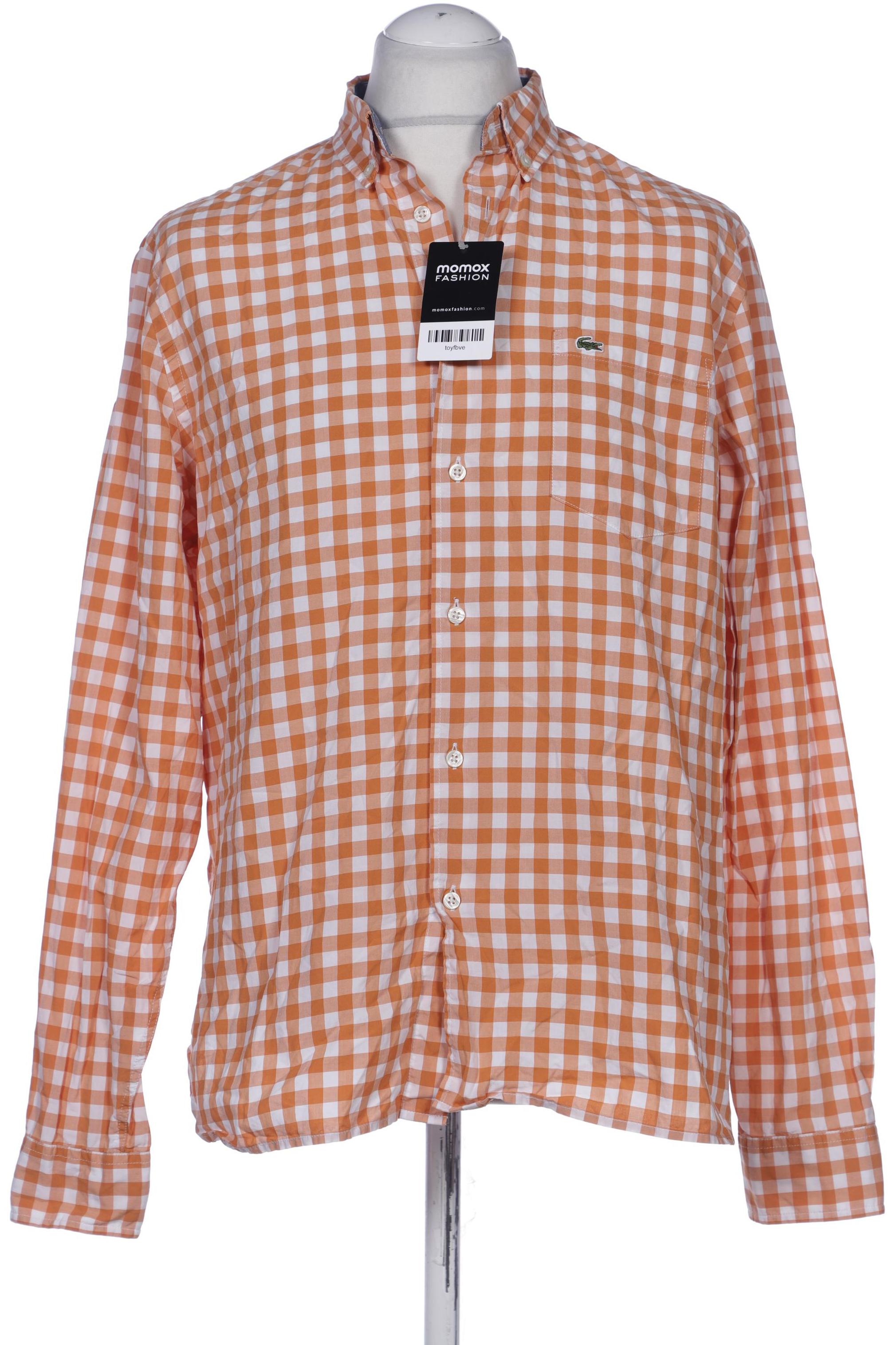 

Lacoste Herren Hemd, orange, Gr. 52