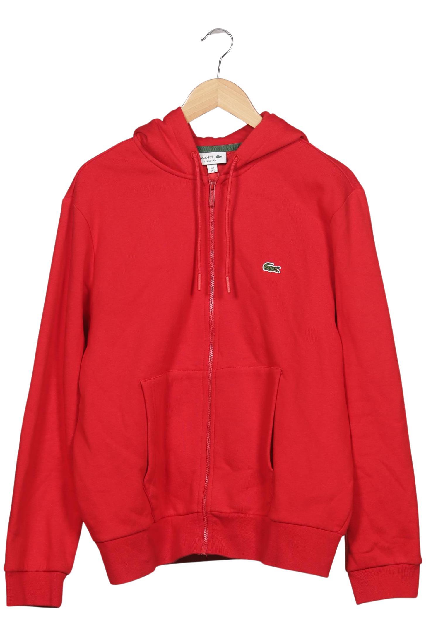Thumbnail - Lacoste Herren Kapuzenpullover, rot, Gr. 52