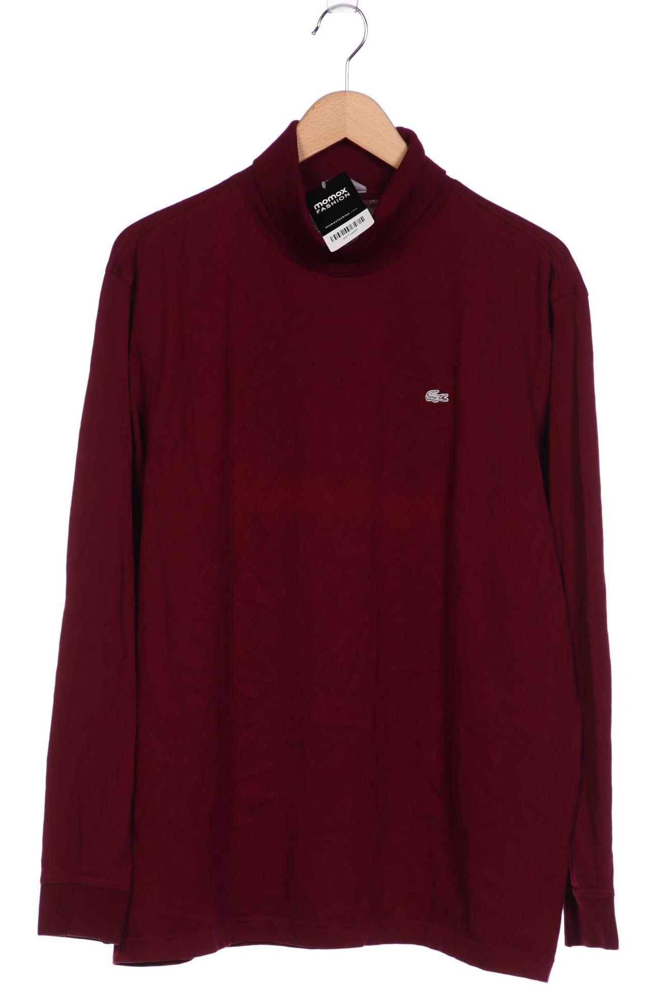 

Lacoste Herren Langarmshirt, bordeaux, Gr. 58