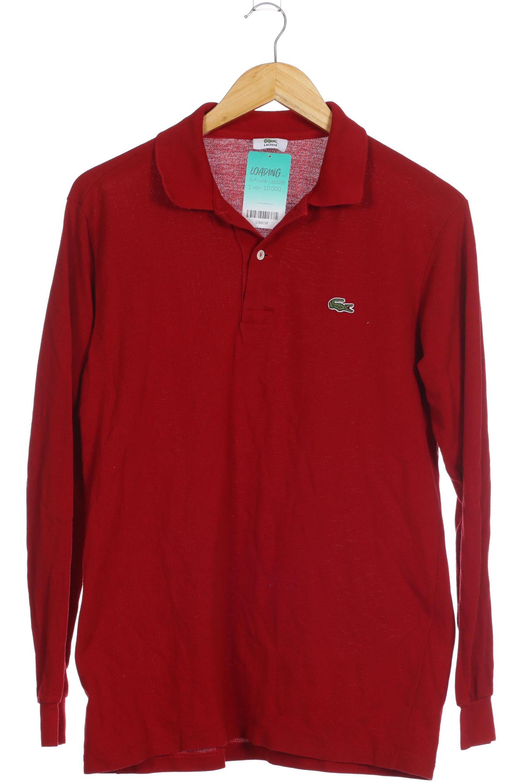 

Lacoste Herren Langarmshirt, rot, Gr.