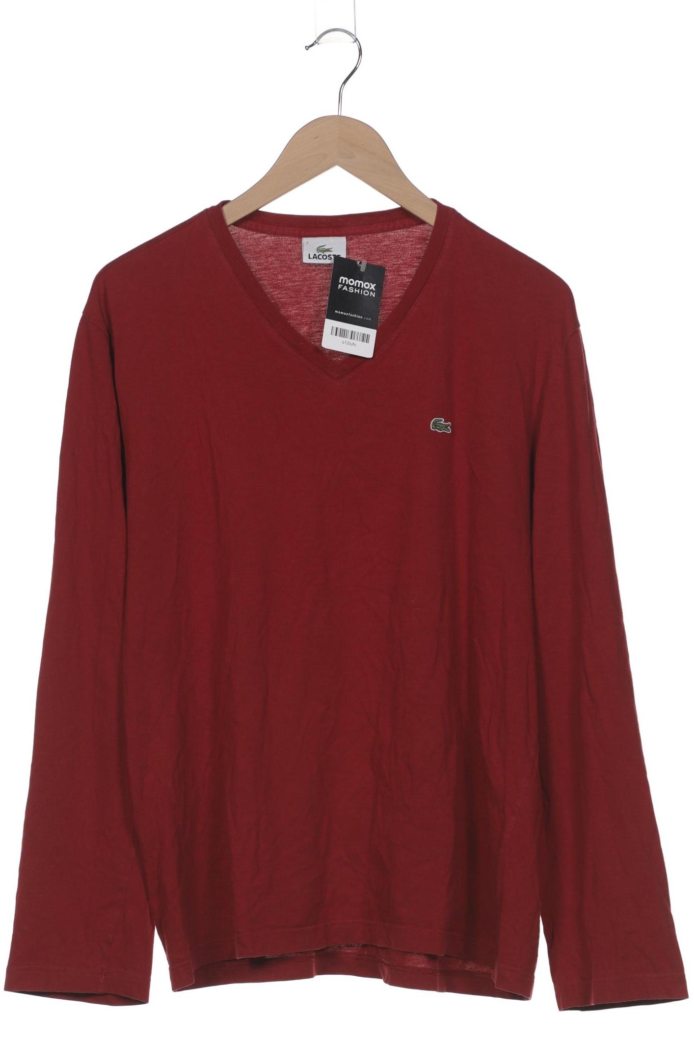 

Lacoste Herren Langarmshirt, rot, Gr. 56