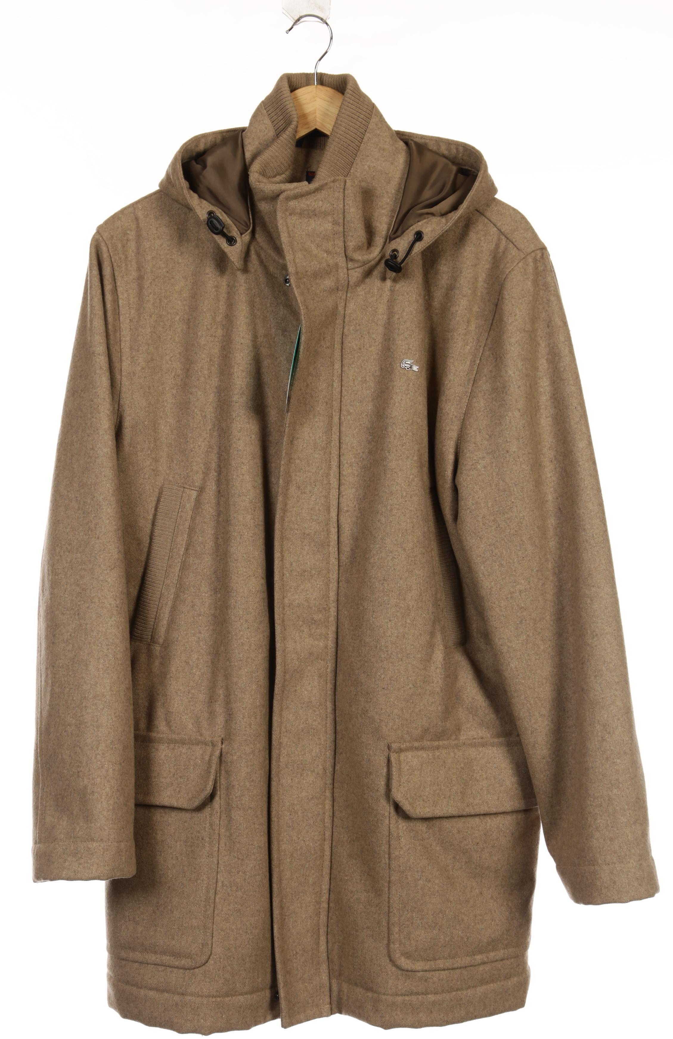 

Lacoste Herren Mantel, beige, Gr. 52