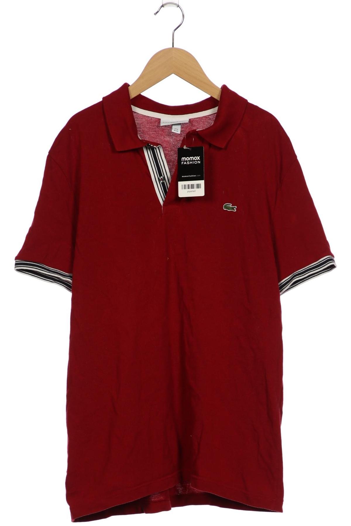 

Lacoste Herren Poloshirt, bordeaux, Gr. 54