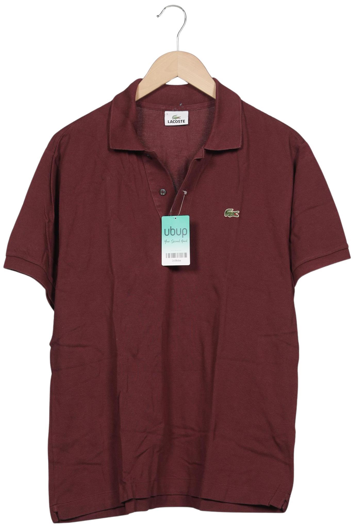 

Lacoste Herren Poloshirt, bordeaux, Gr. 52