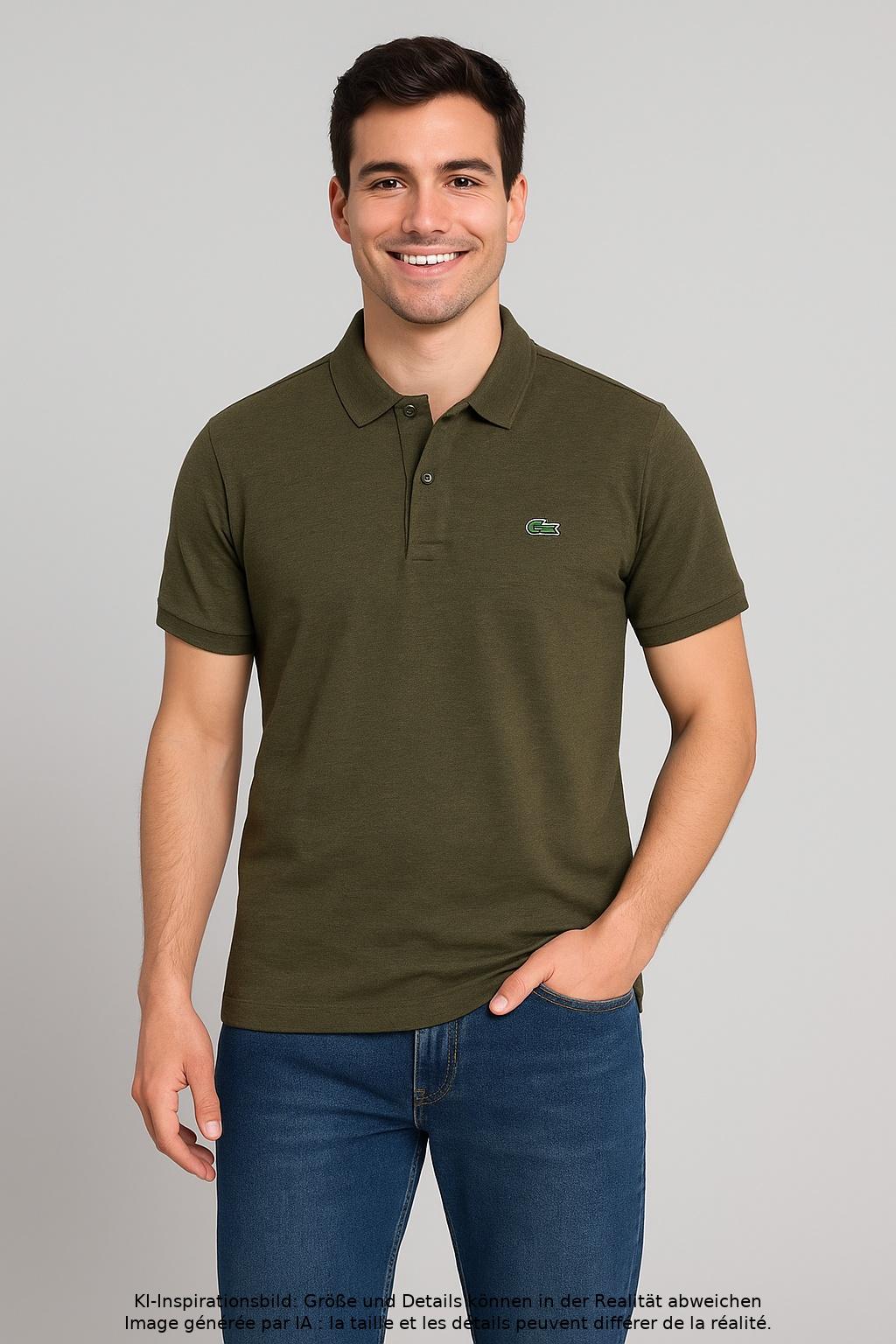 

Lacoste Herren Poloshirt, grün, Gr. 50