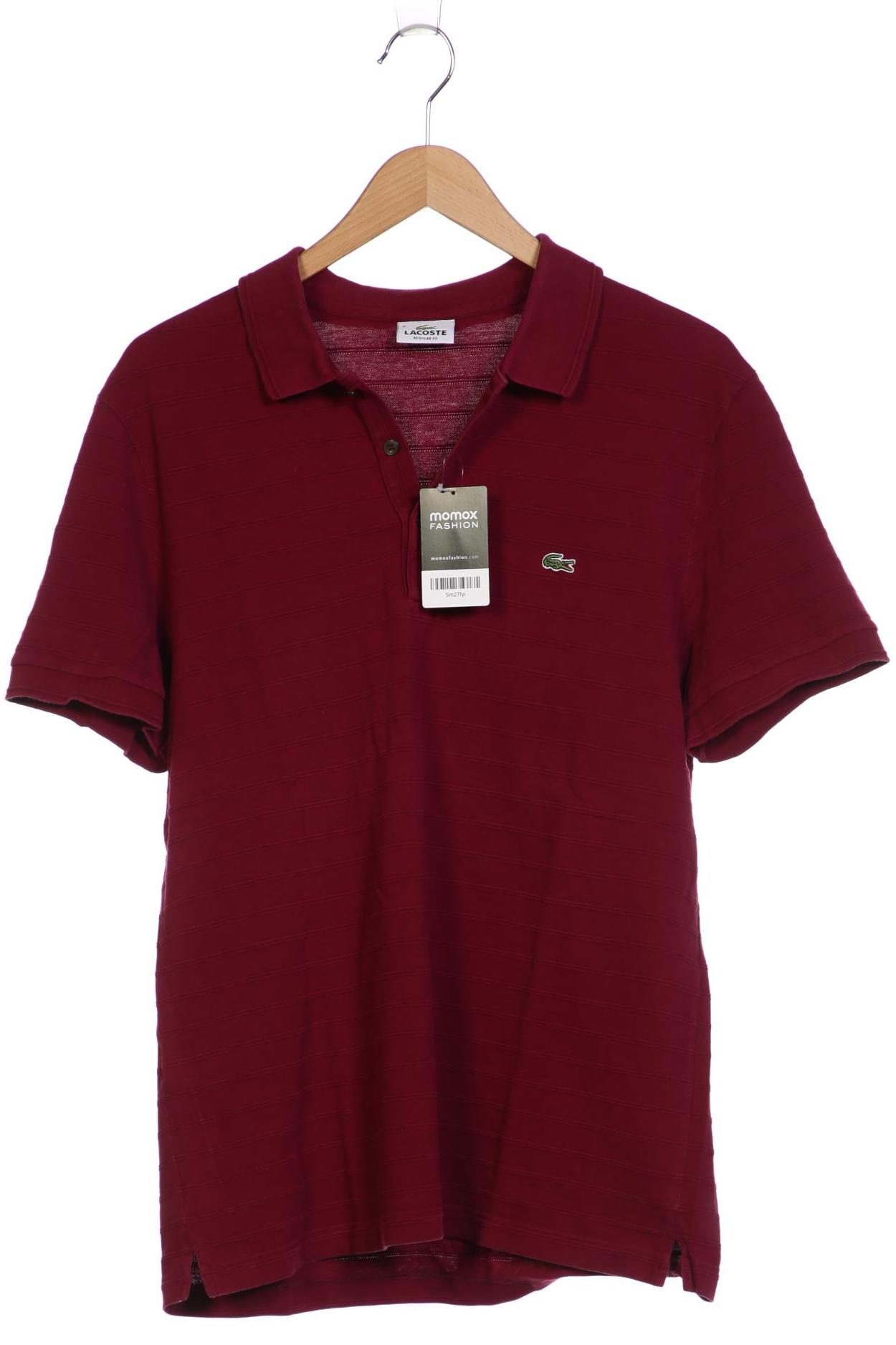 

Lacoste Herren Poloshirt, bordeaux, Gr. 54