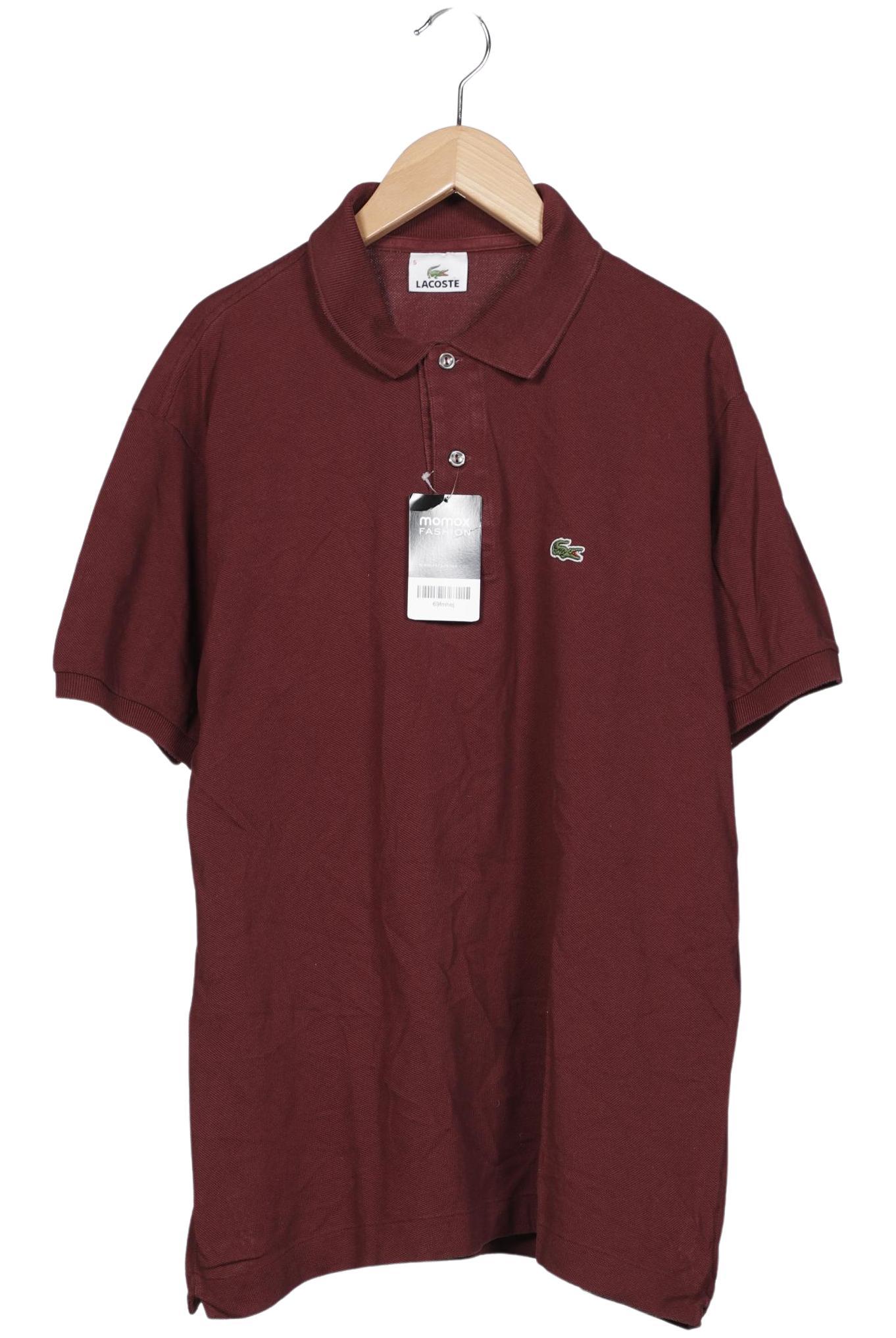 

Lacoste Herren Poloshirt, bordeaux, Gr. 52